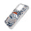 Denver Broncos Paisley Clear Phone Case for Apple iPhone