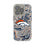 Denver Broncos Paisley Clear Phone Case for Apple iPhone
