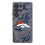 Denver Broncos Paisley Clear Phone Case for Samsung Galaxy