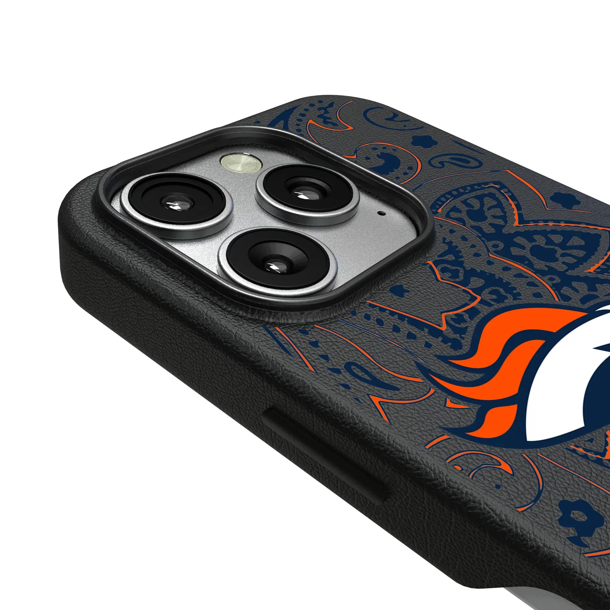 Denver Broncos Paisley MagSafe Compatible Phone Case for Apple iPhone