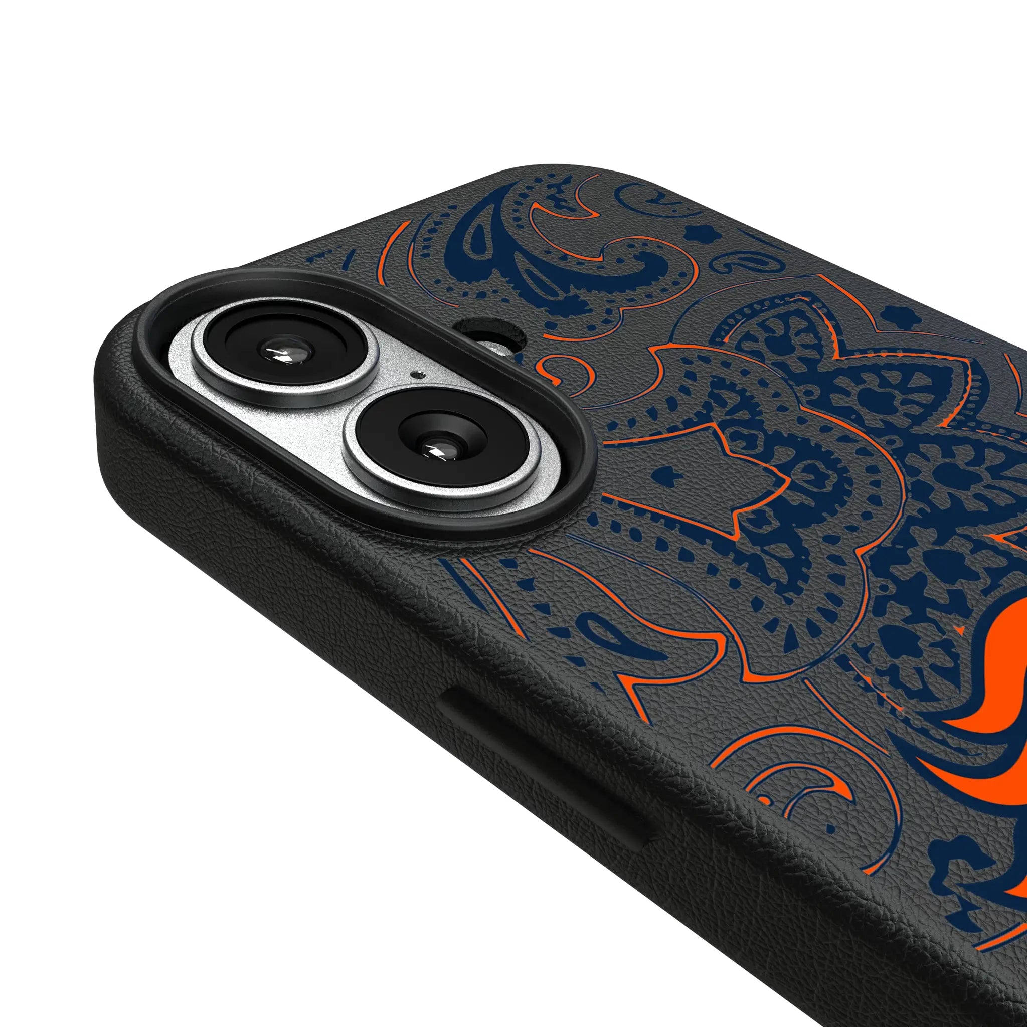 Denver Broncos Paisley MagSafe Compatible Phone Case for Apple iPhone