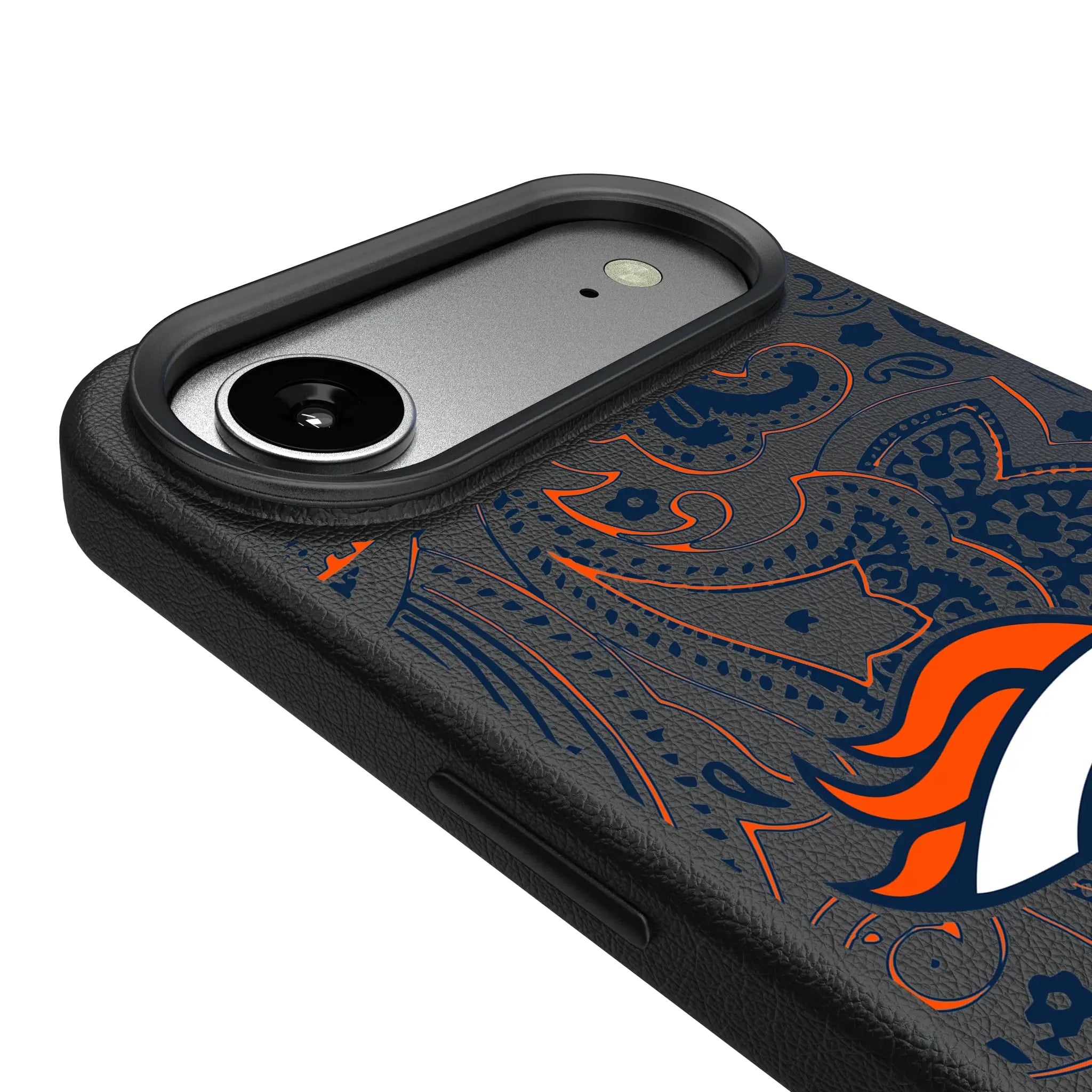 Denver Broncos Paisley MagSafe Compatible Phone Case for Apple iPhone