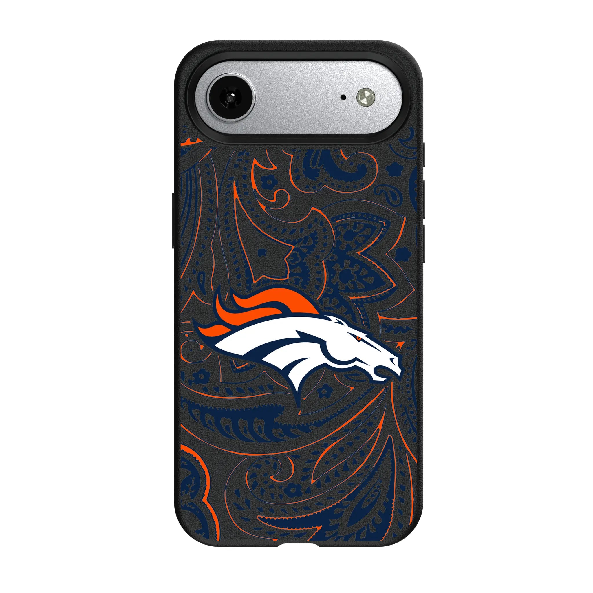 Denver Broncos Paisley MagSafe Compatible Phone Case for Apple iPhone