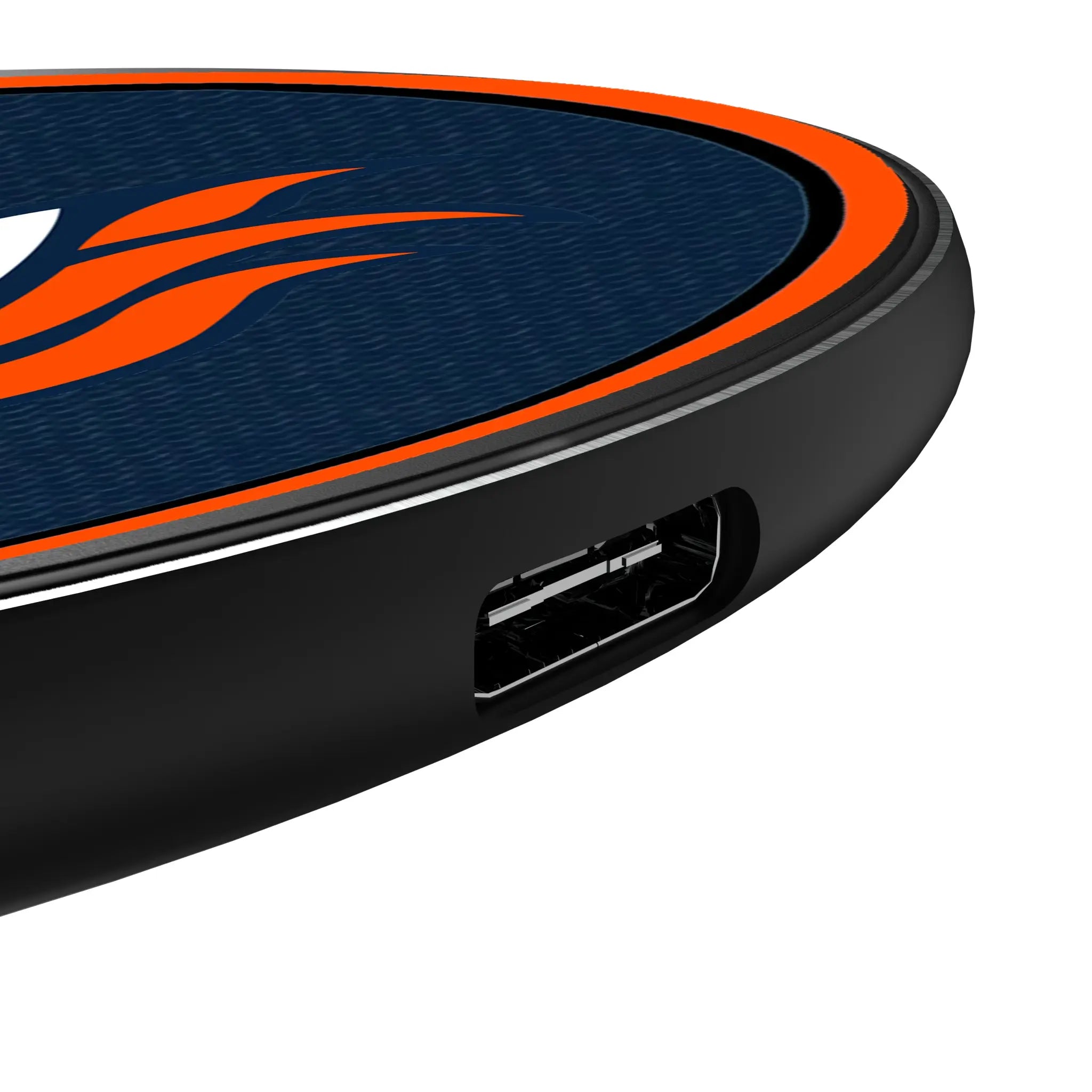 Denver Broncos Stripe 15-Watt Wireless Charger