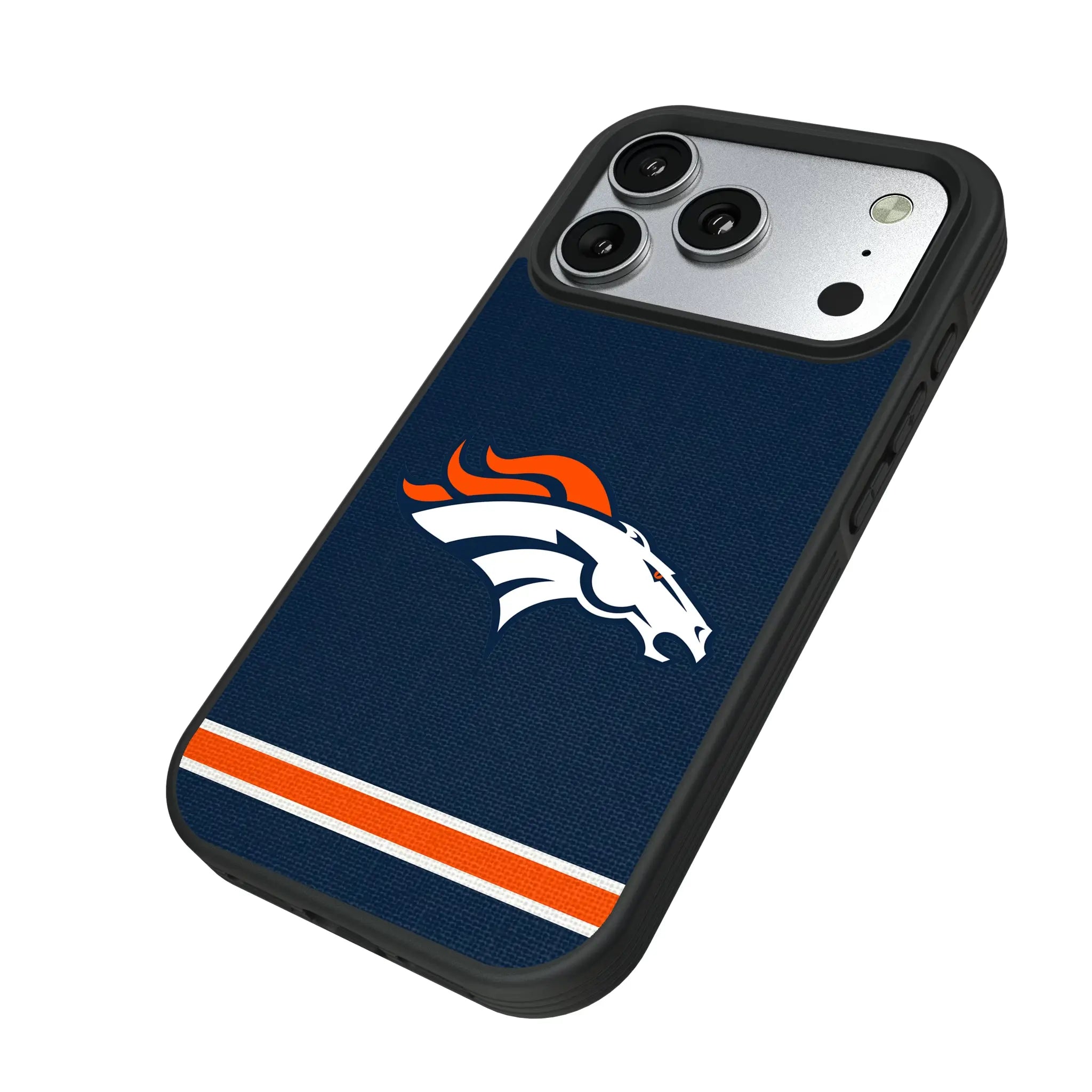Denver Broncos Stripe Bump Phone Case