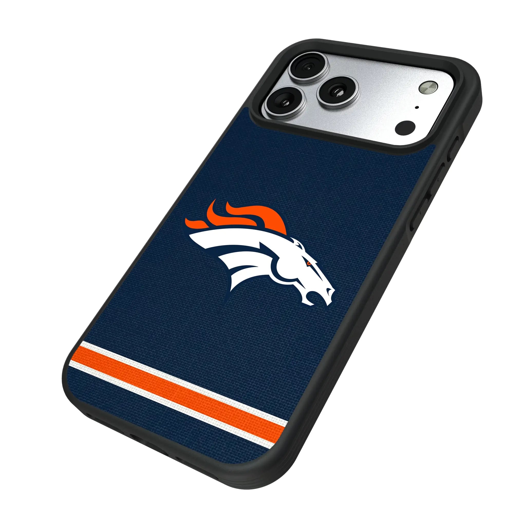 Denver Broncos Stripe Bump Phone Case