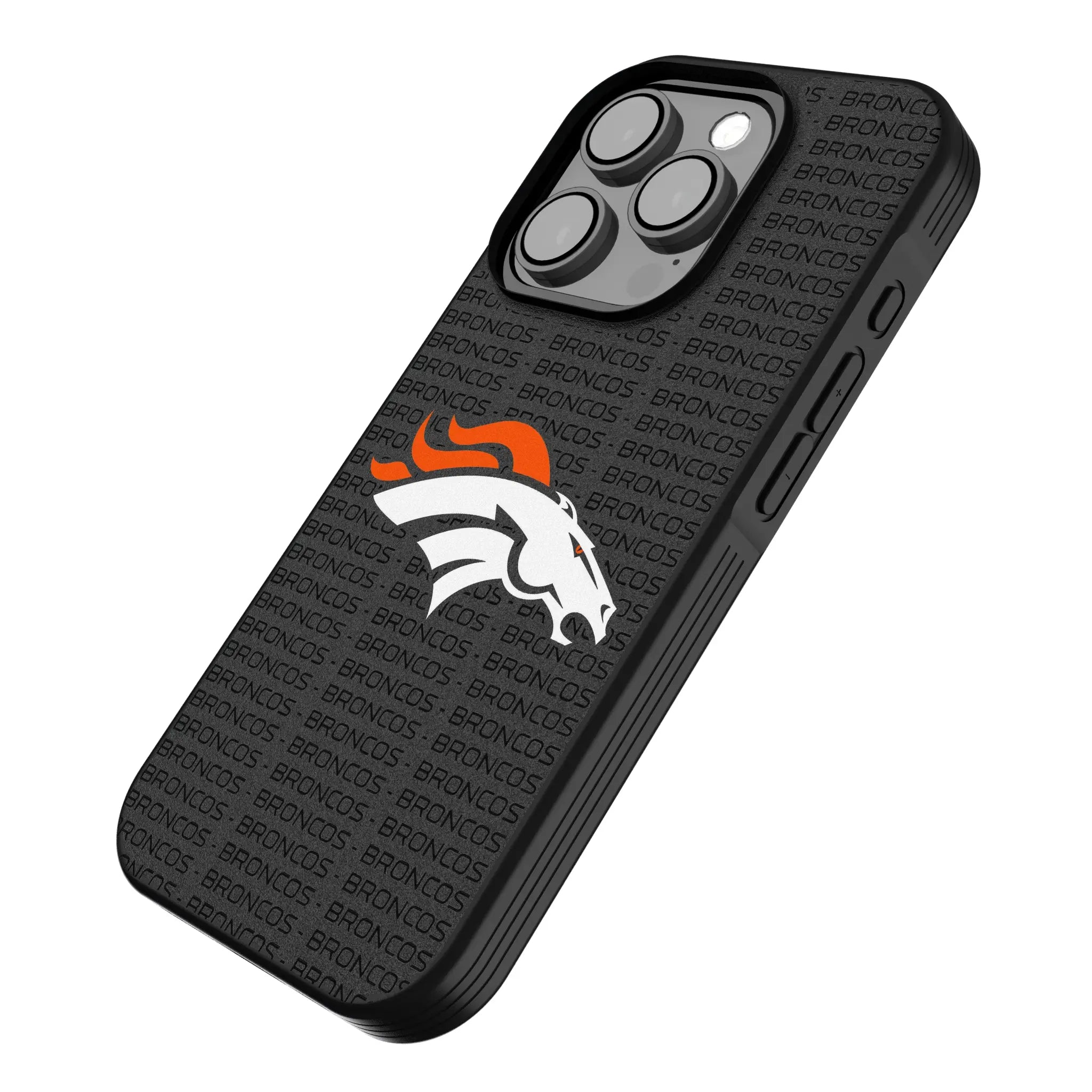 Denver Broncos Text Backdrop Bump Phone Case