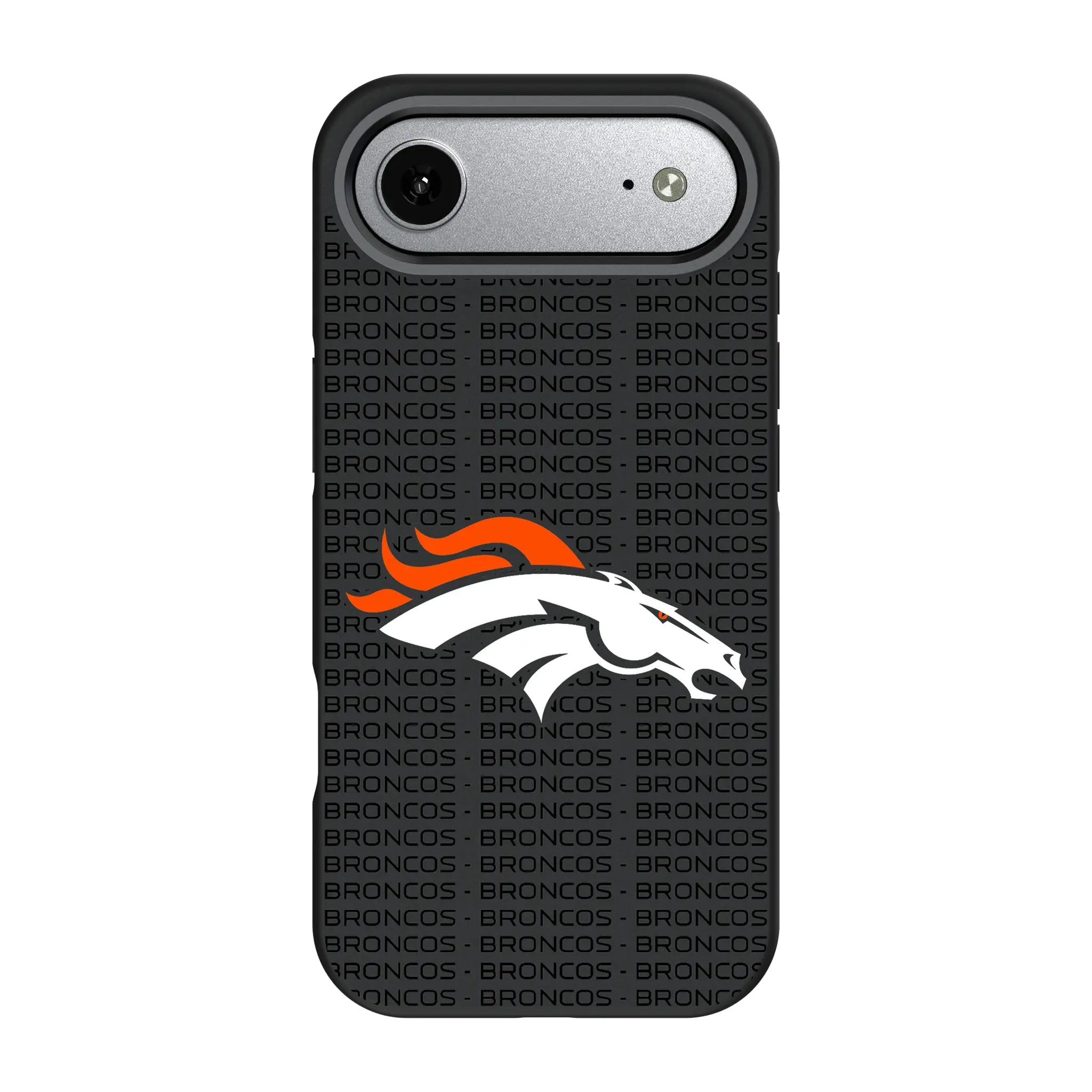 Denver Broncos Text Backdrop Bump Phone Case