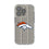 Denver Broncos Text Backdrop Clear Phone Case for Apple iPhone