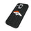 Denver Broncos Text Backdrop MagSafe Compatible Phone Case for Apple iPhone