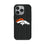 Denver Broncos Text Backdrop MagSafe Compatible Phone Case for Apple iPhone