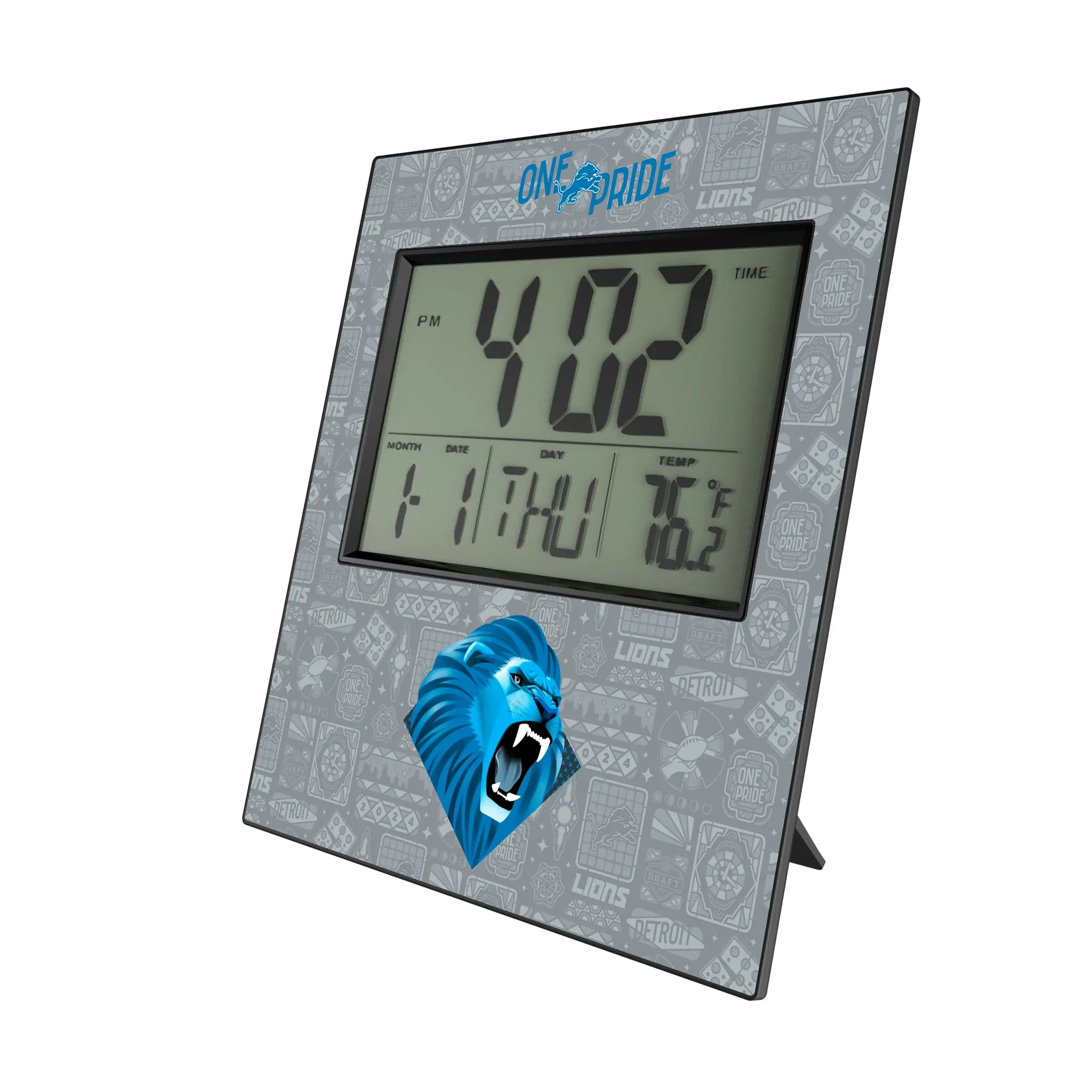 Detroit Lions 2024 Edition Wall Clock