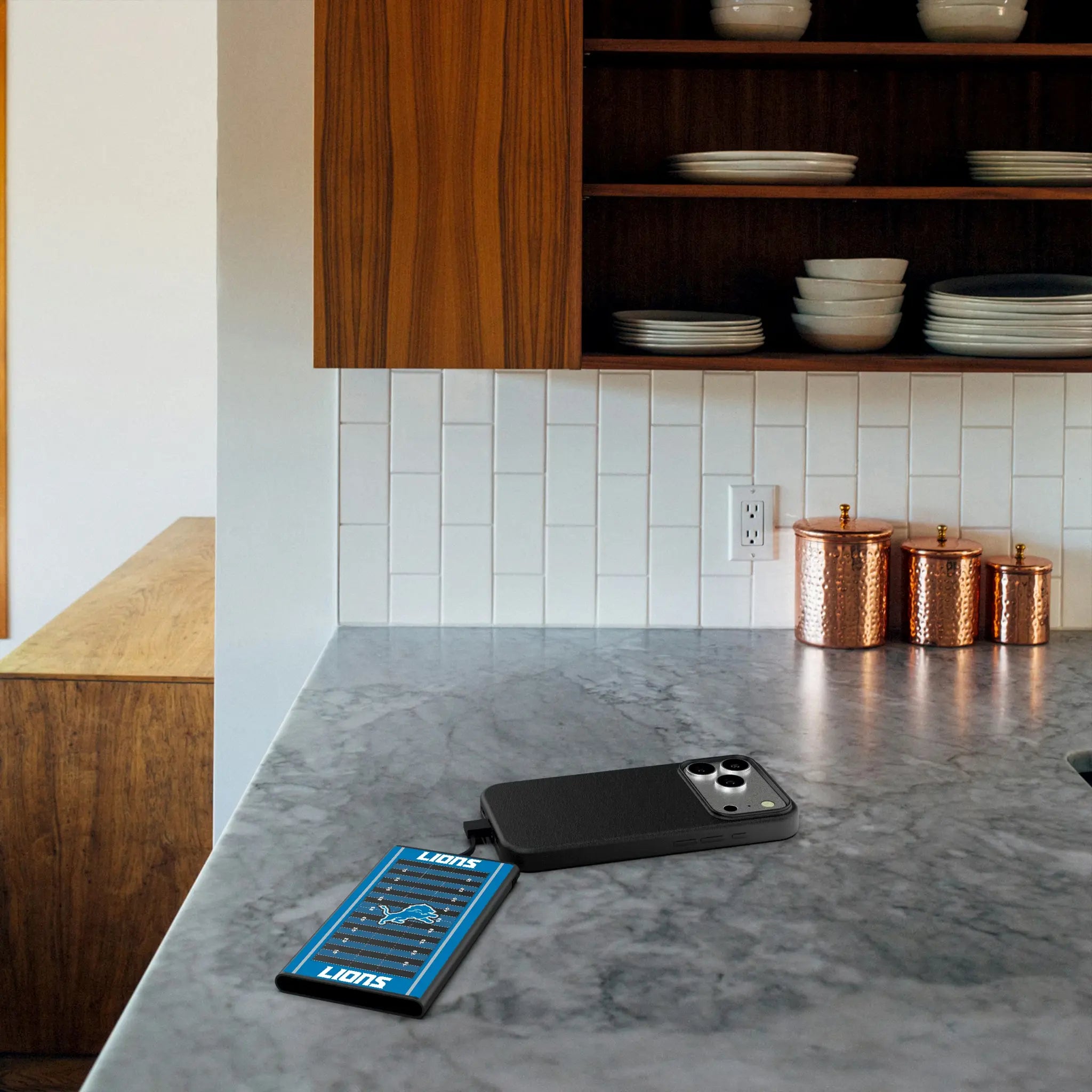 Detroit Lions Field 5000mAh Flat Powerbank