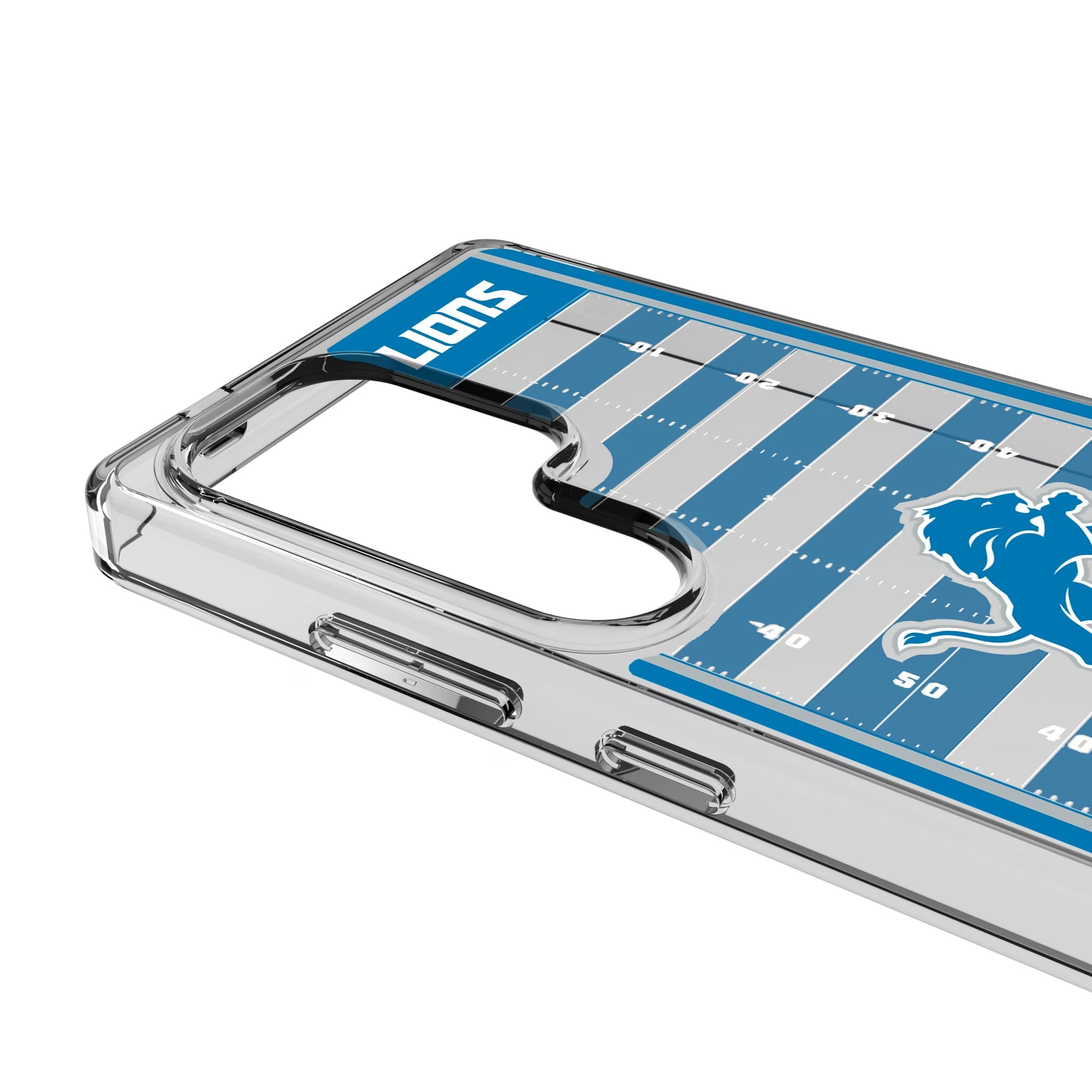 Detroit Lions Field Clear Phone Case for Samsung Galaxy