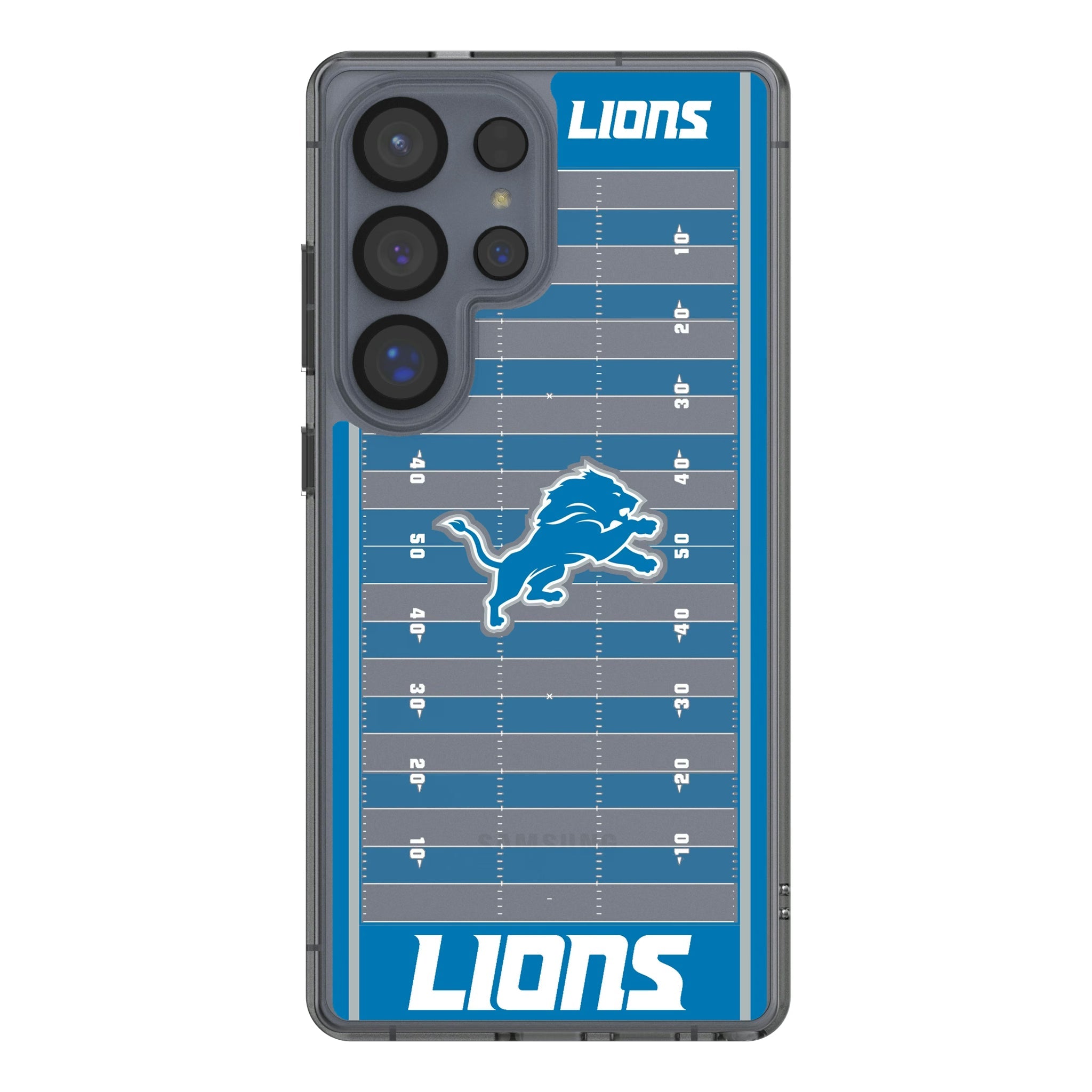 Detroit Lions Field Clear Phone Case for Samsung Galaxy