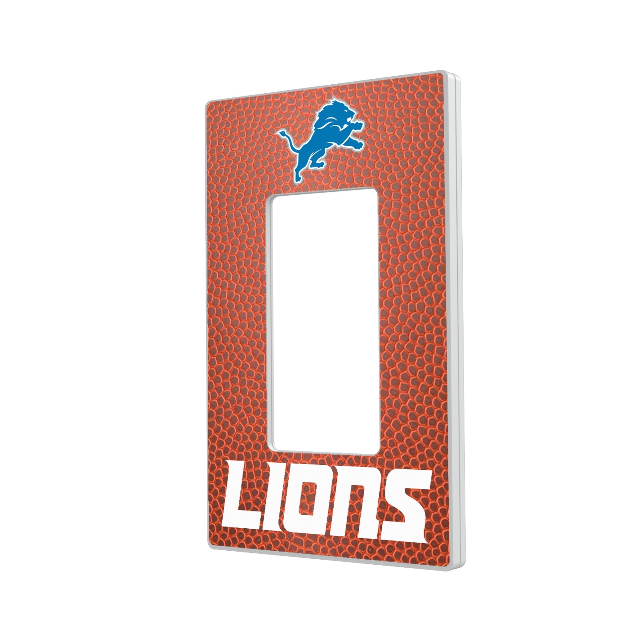 Detroit Lions Football Hidden-Screw Light Switch Plate - Sports Gifts, Sports Memorabilia, Sports Collectibles, Fan Shop
