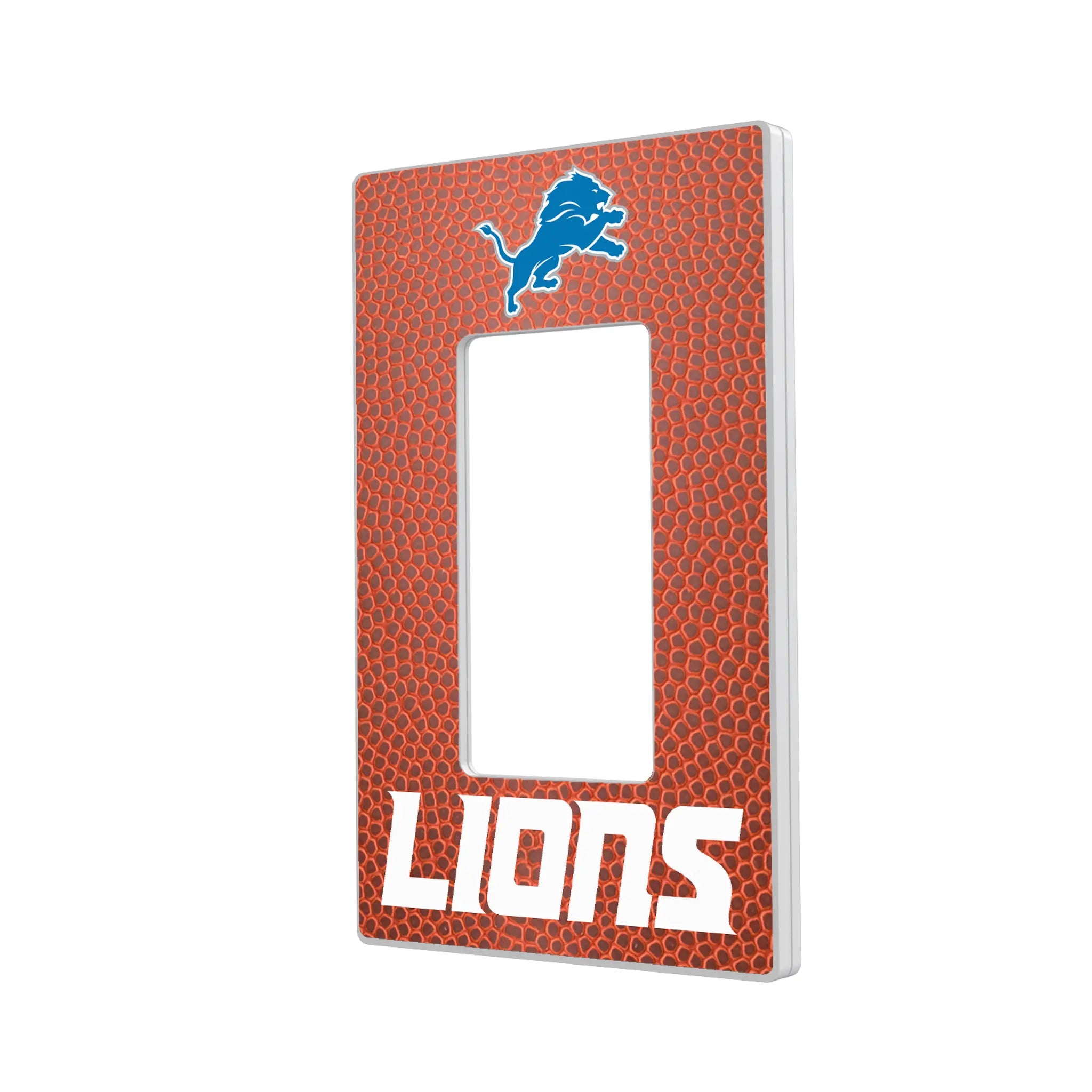 Detroit Lions Football Hidden-Screw Light Switch Plate