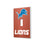 Detroit Lions Football Hidden-Screw Light Switch Plate