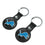 Detroit Lions Insignia Black Airtag Holder 2-Pack
