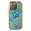 Detroit Lions Paisley Bling Phone Case
