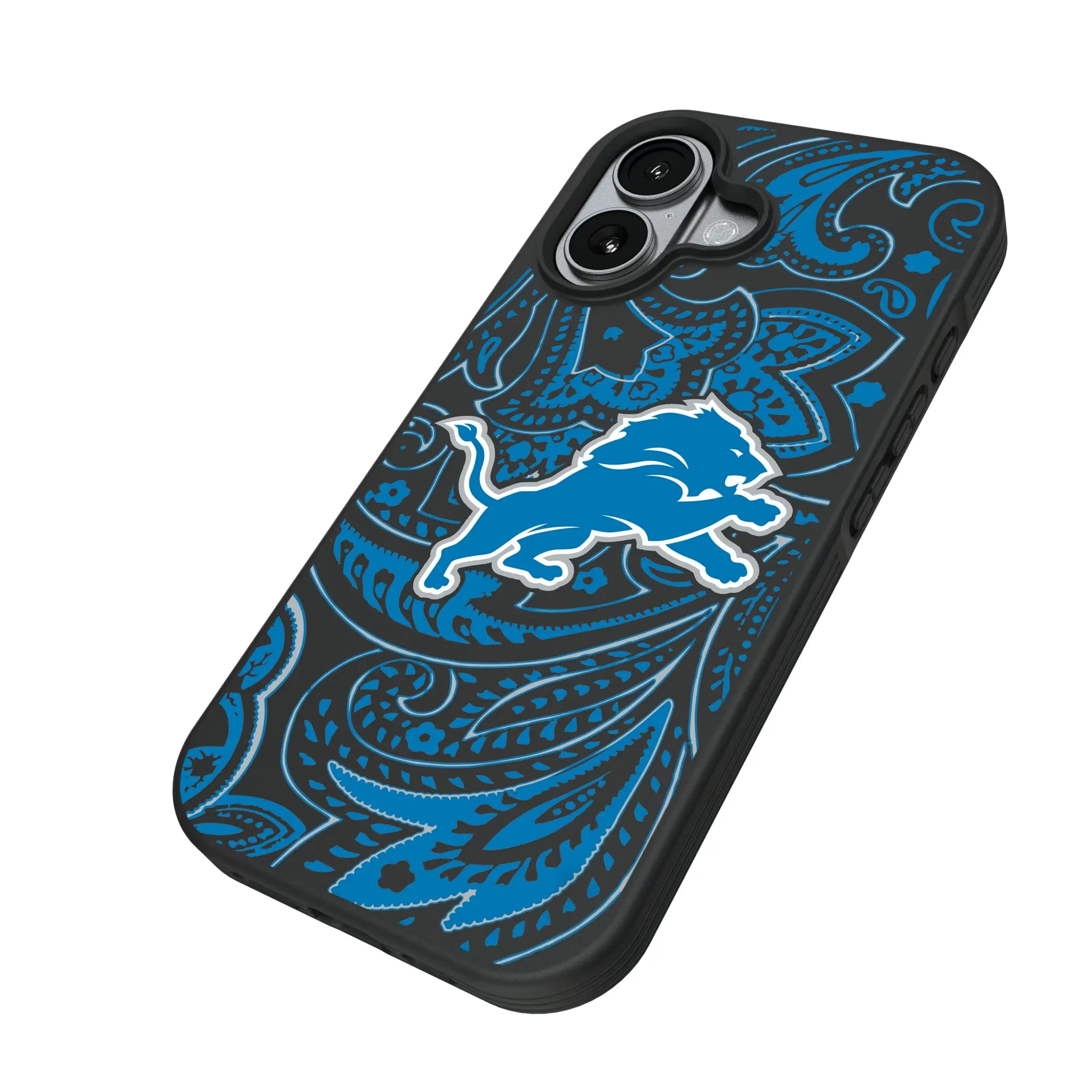 Detroit Lions Paisley Bump Phone Case