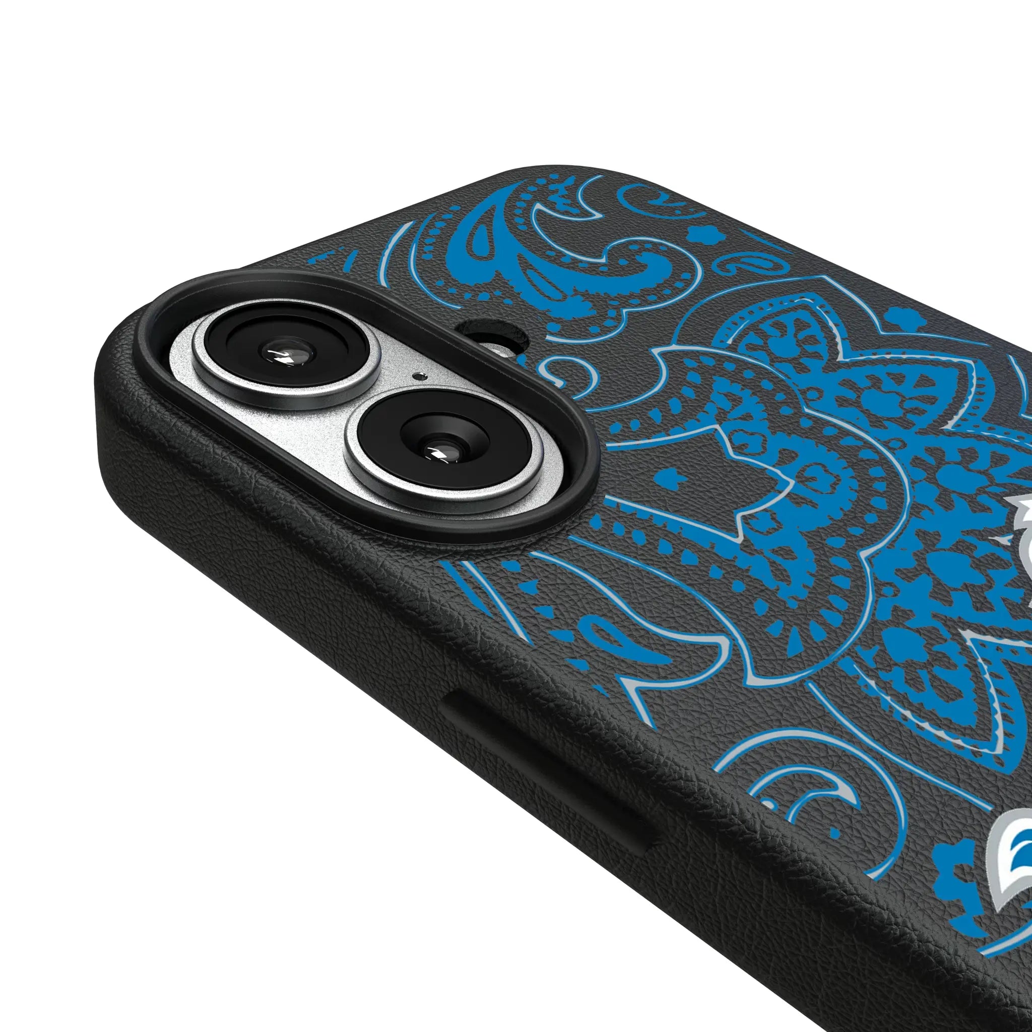 Detroit Lions Paisley MagSafe Compatible Phone Case for Apple iPhone