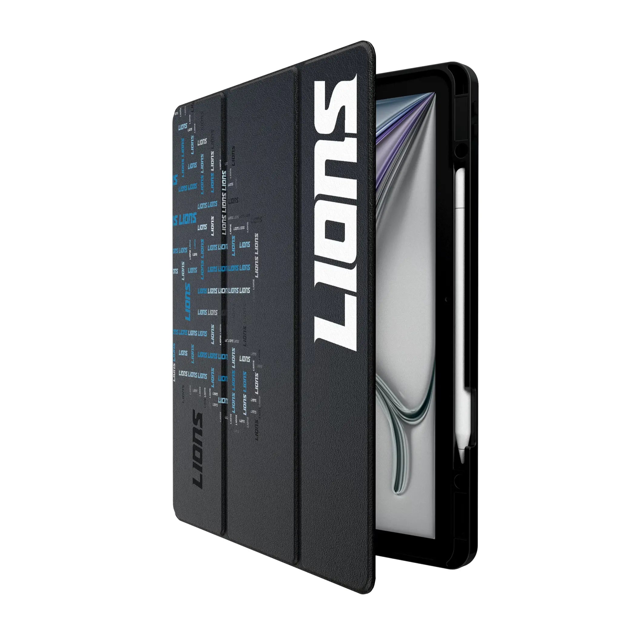 Detroit Lions Quadtile Tablet Case for Apple iPad