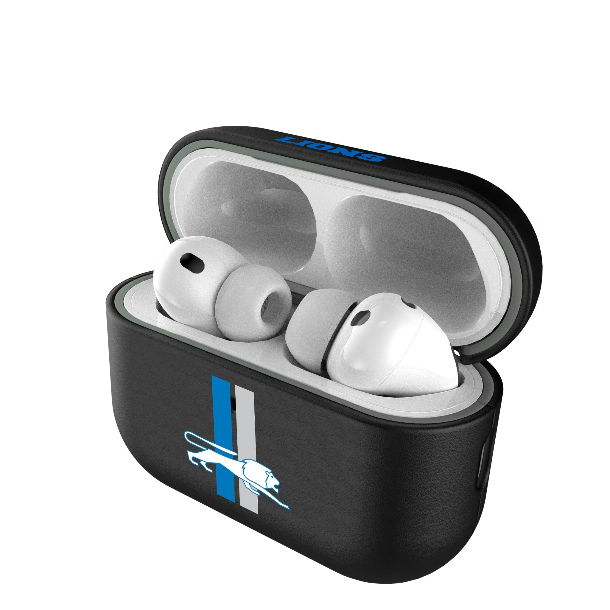 Detroit Lions Retro Insignia AirPod Case Cover - Sports Gifts, Sports Memorabilia, Sports Collectibles, Fan Shop
