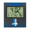 Detroit Lions Retro Linen Wall Clock