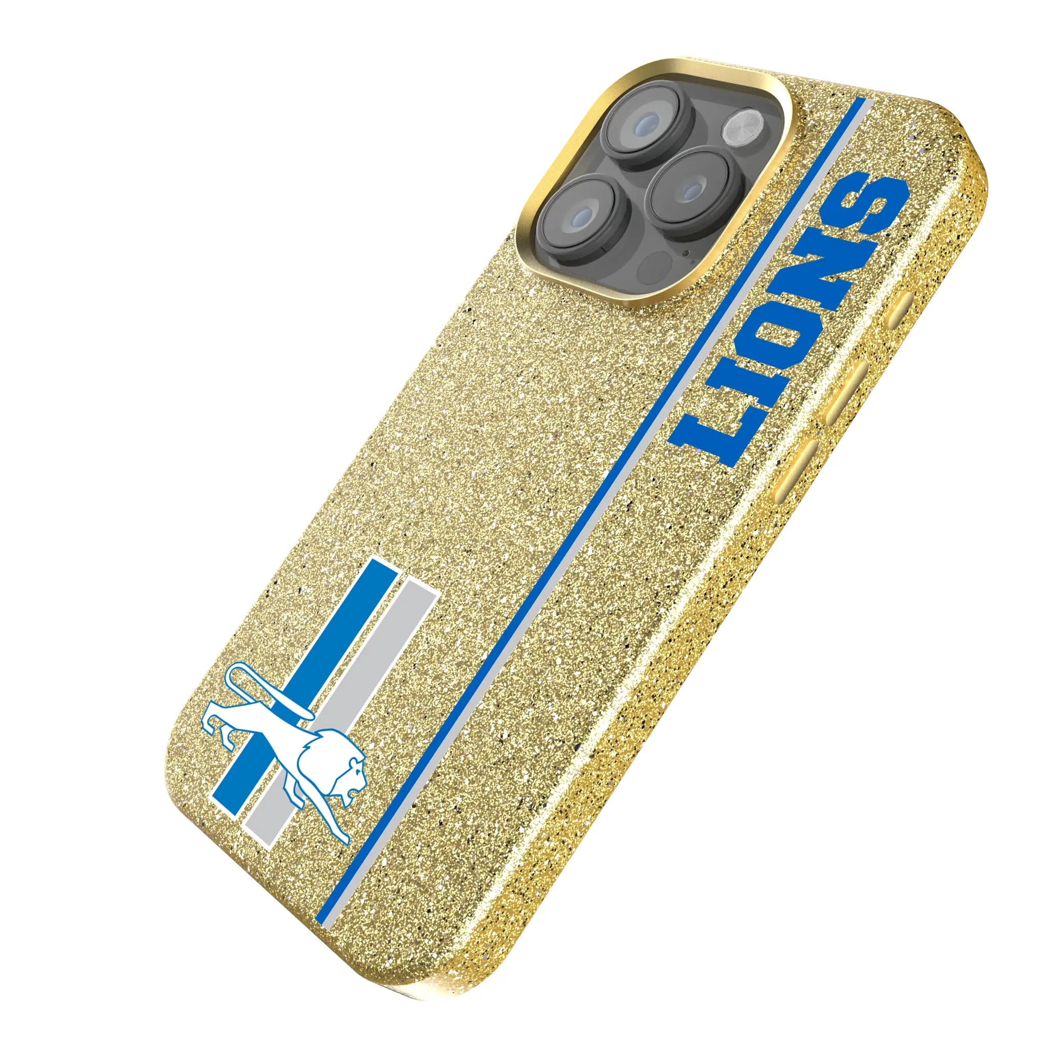 Detroit Lions Retro Sidebar Bling Phone Case