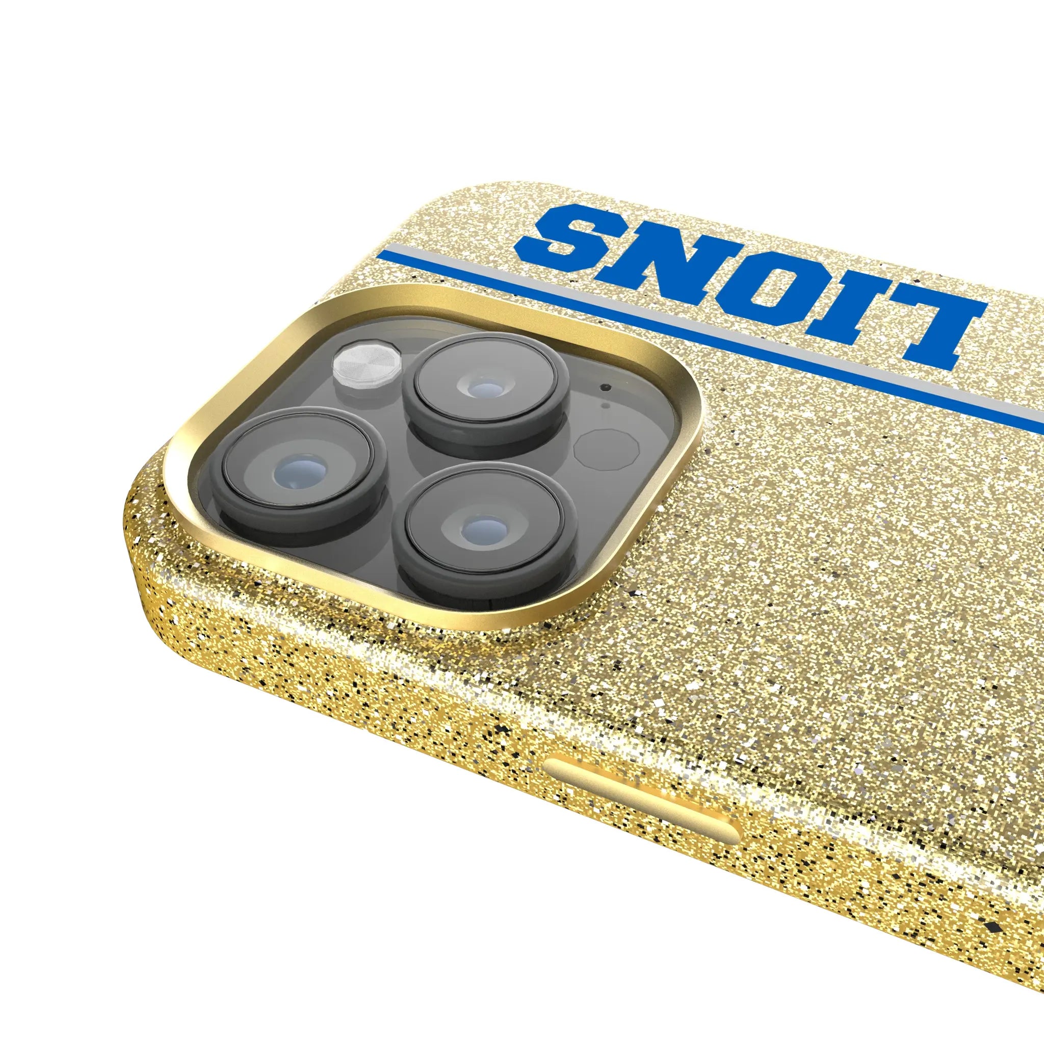 Detroit Lions Retro Sidebar Bling Phone Case