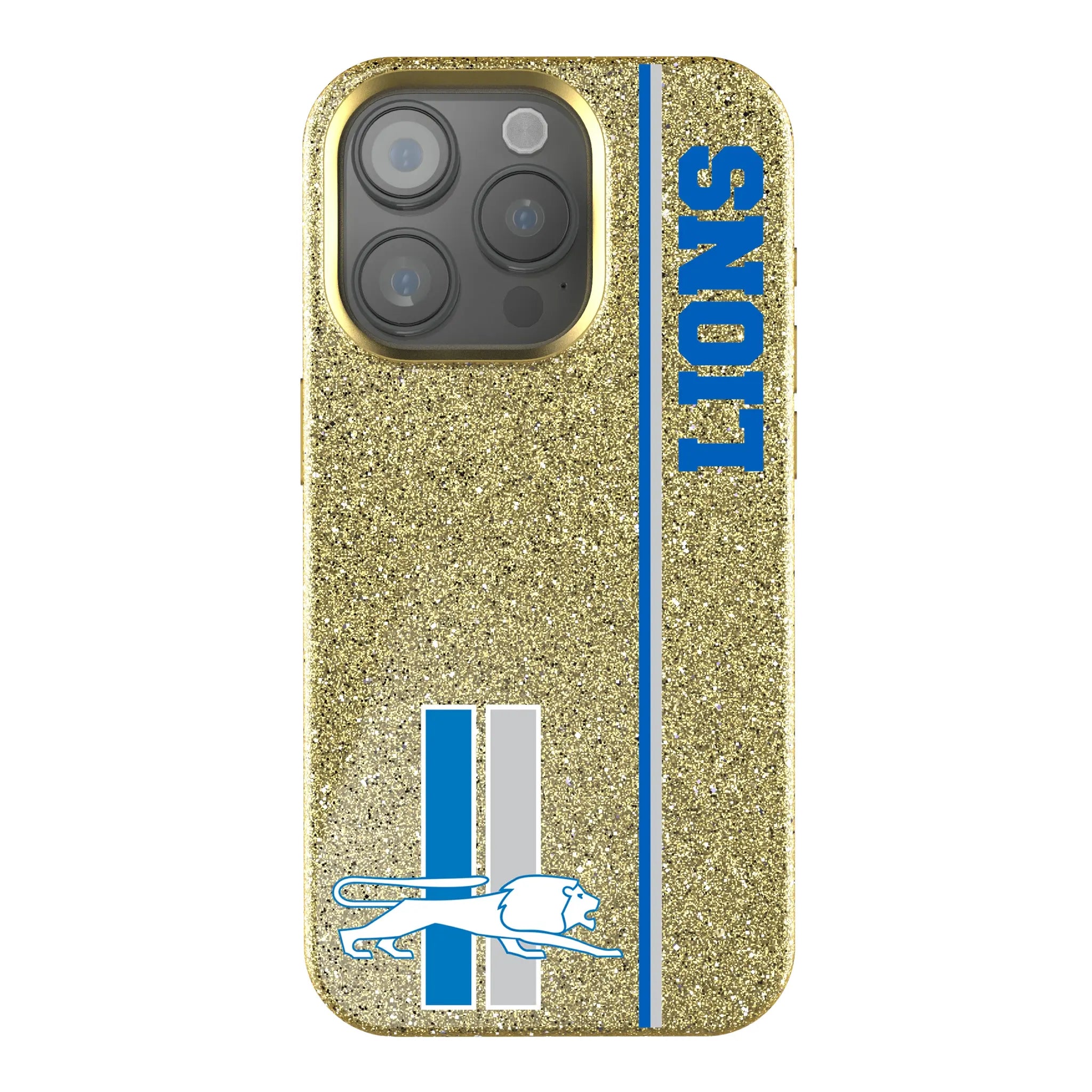 Detroit Lions Retro Sidebar Bling Phone Case