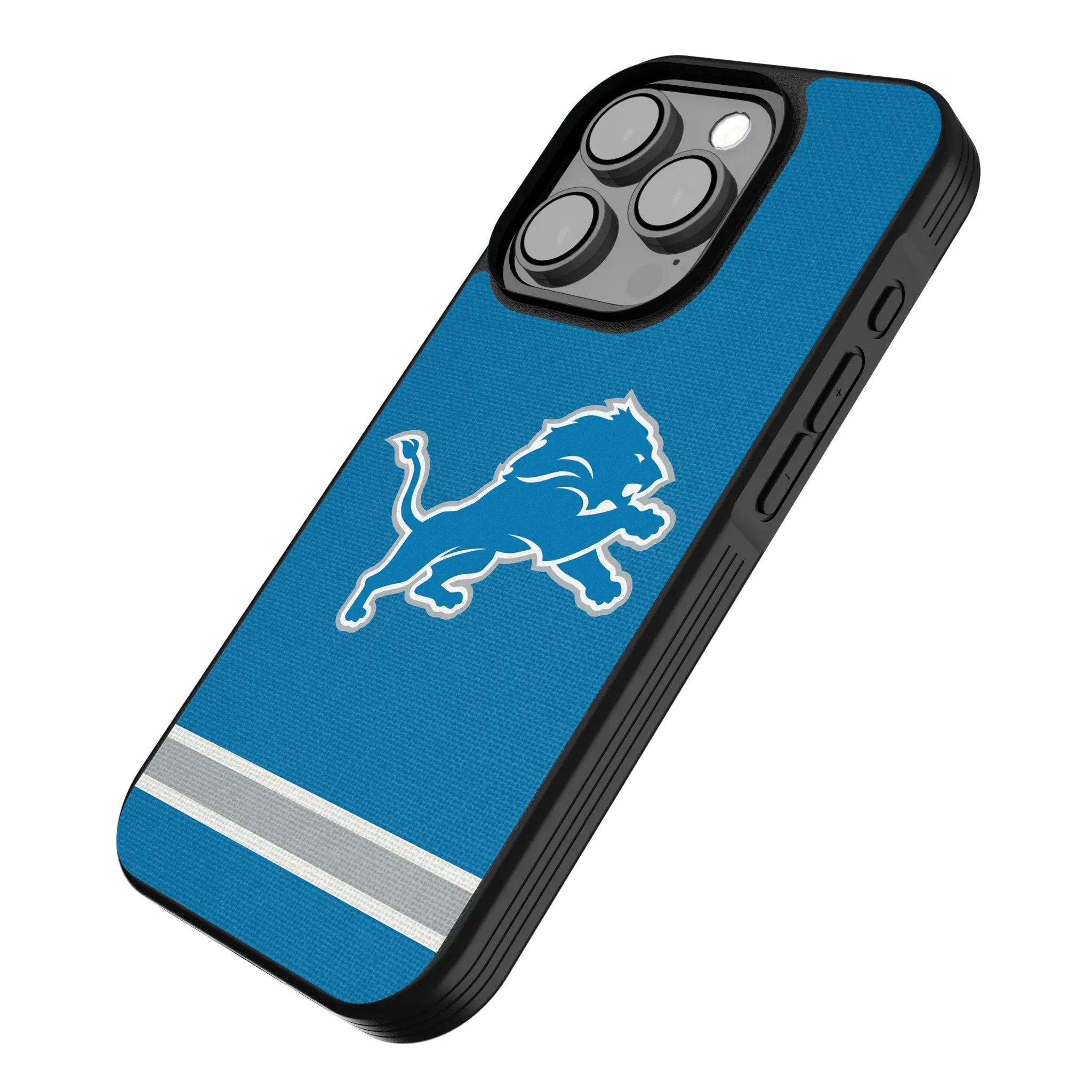 Detroit Lions Stripe Bump Phone Case