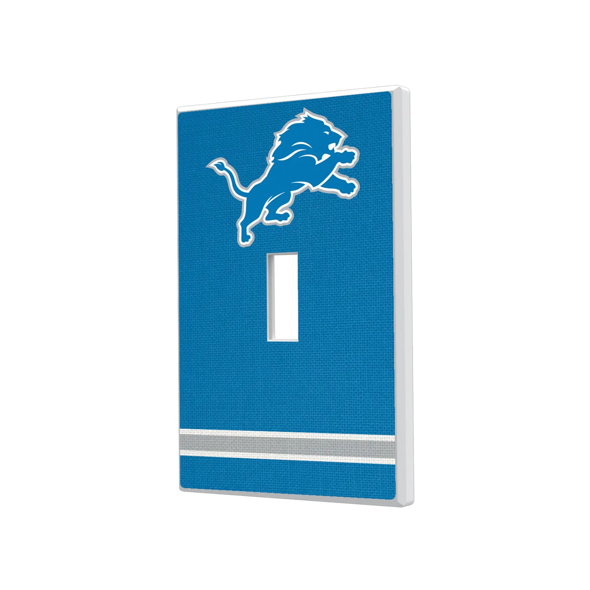 Detroit Lions Stripe Hidden-Screw Light Switch Plate