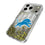 Detroit Lions Text Backdrop Glitter Phone Case