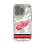 Detroit Red Wings Ice Stripe Clear Phone Case for Apple iPhone