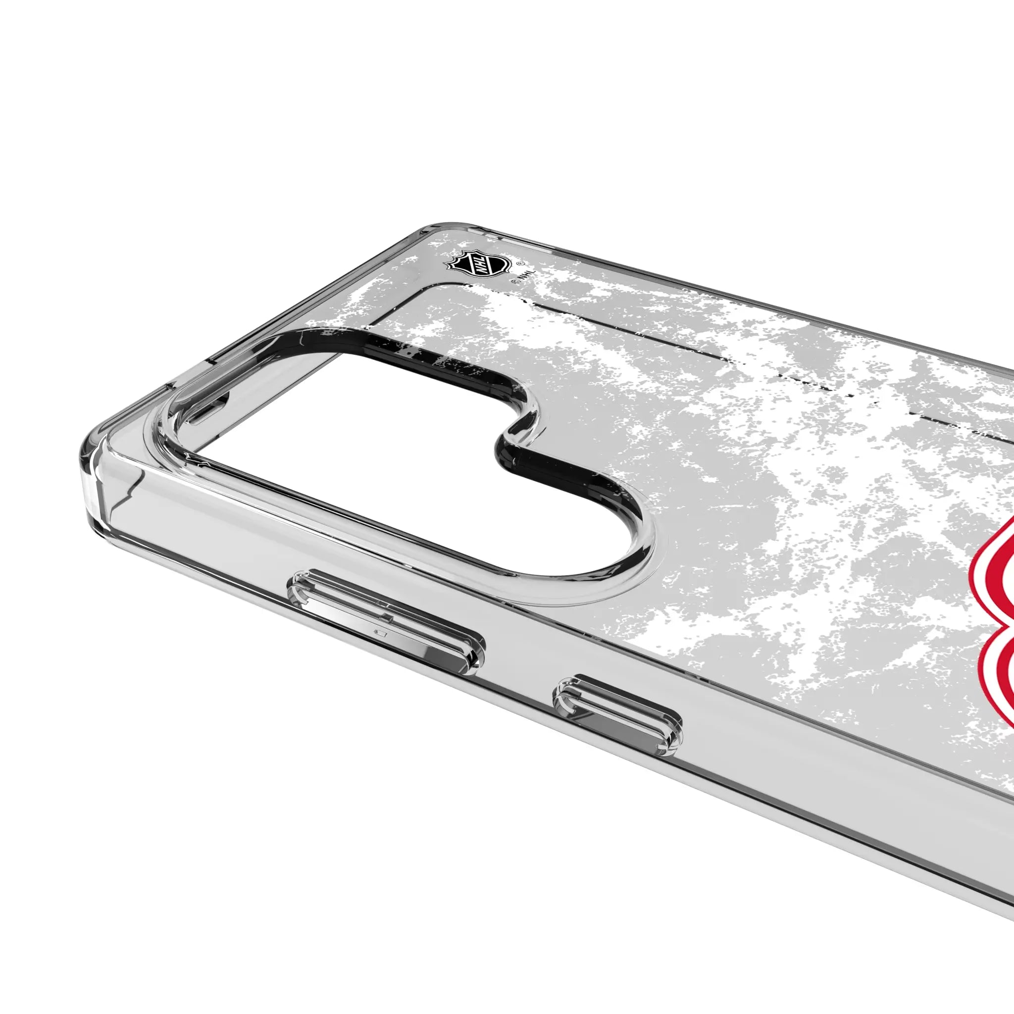 Detroit Red Wings Ice Stripe Clear Phone Case for Samsung Galaxy