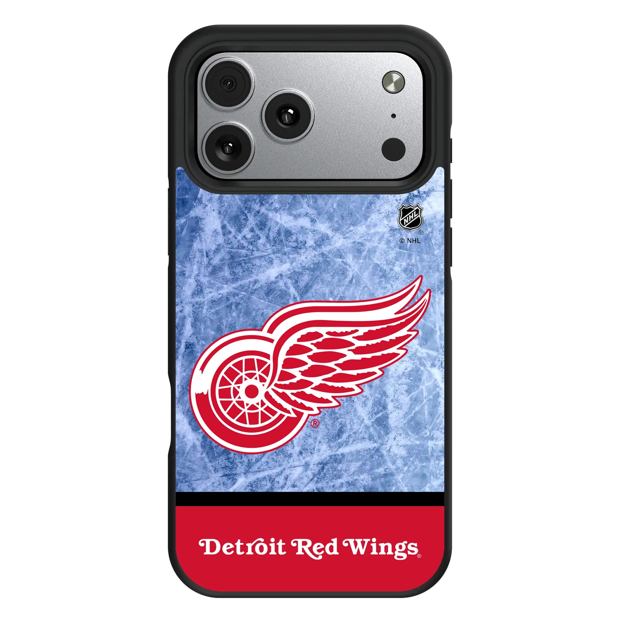 Detroit Red Wings Ice Wordmark Bump Phone Case