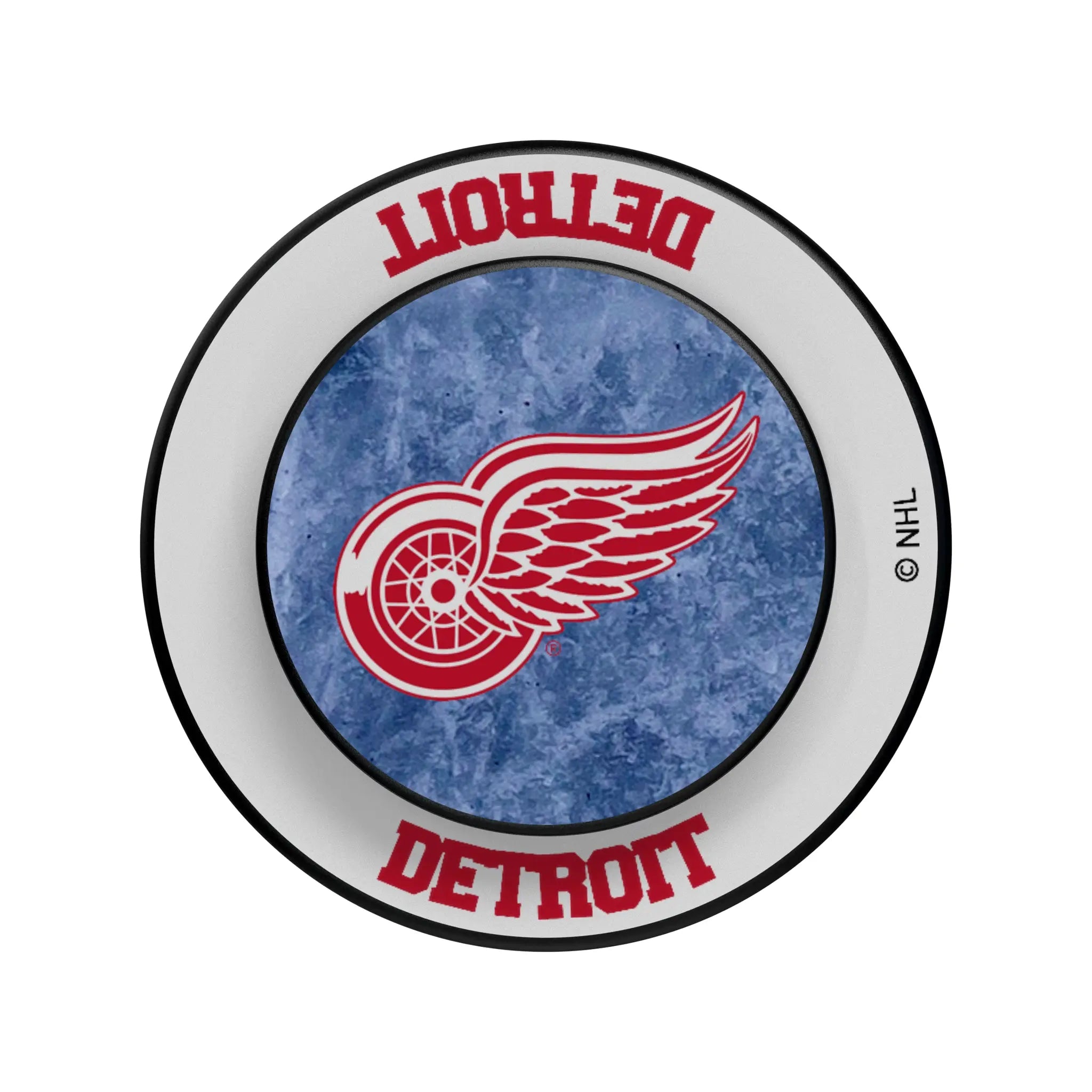 Detroit Red Wings Ice Wordmark PopSockets Magnetic Phone Grip and Stand