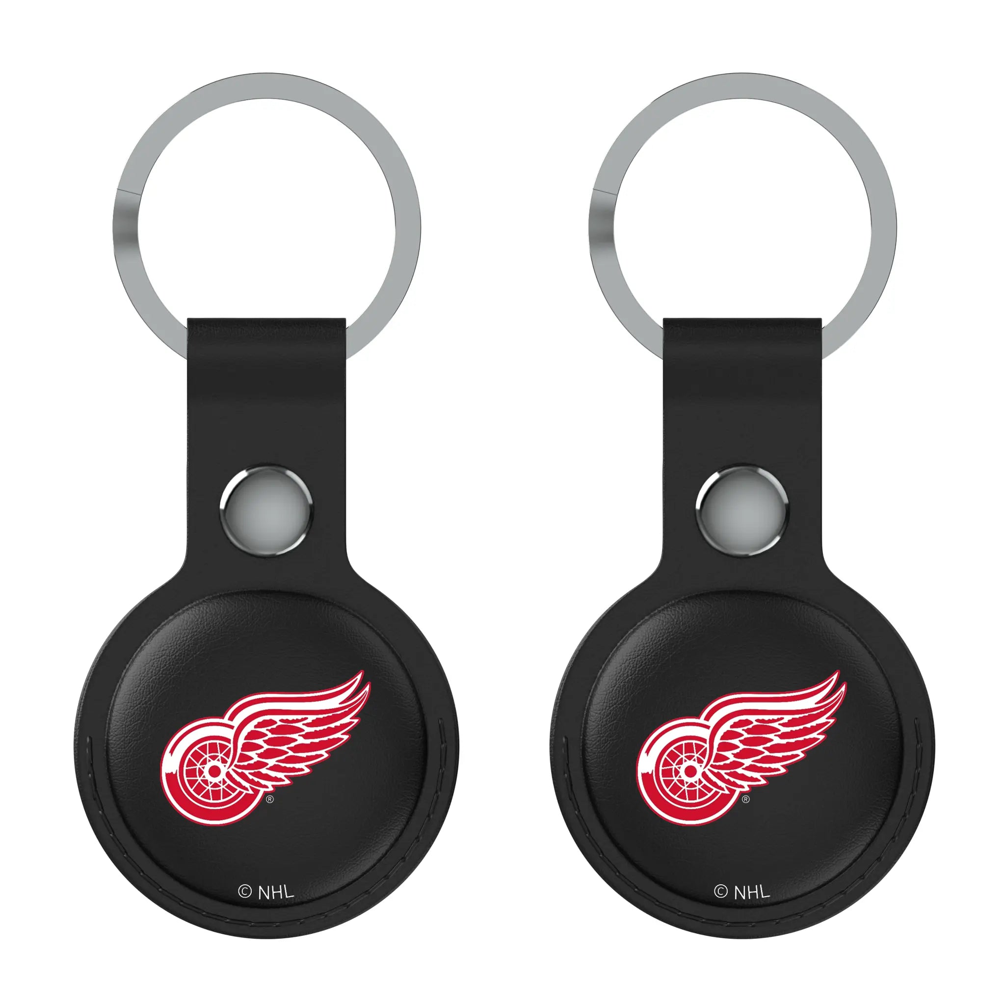 Detroit Red Wings Insignia Black Airtag Holder 2-Pack