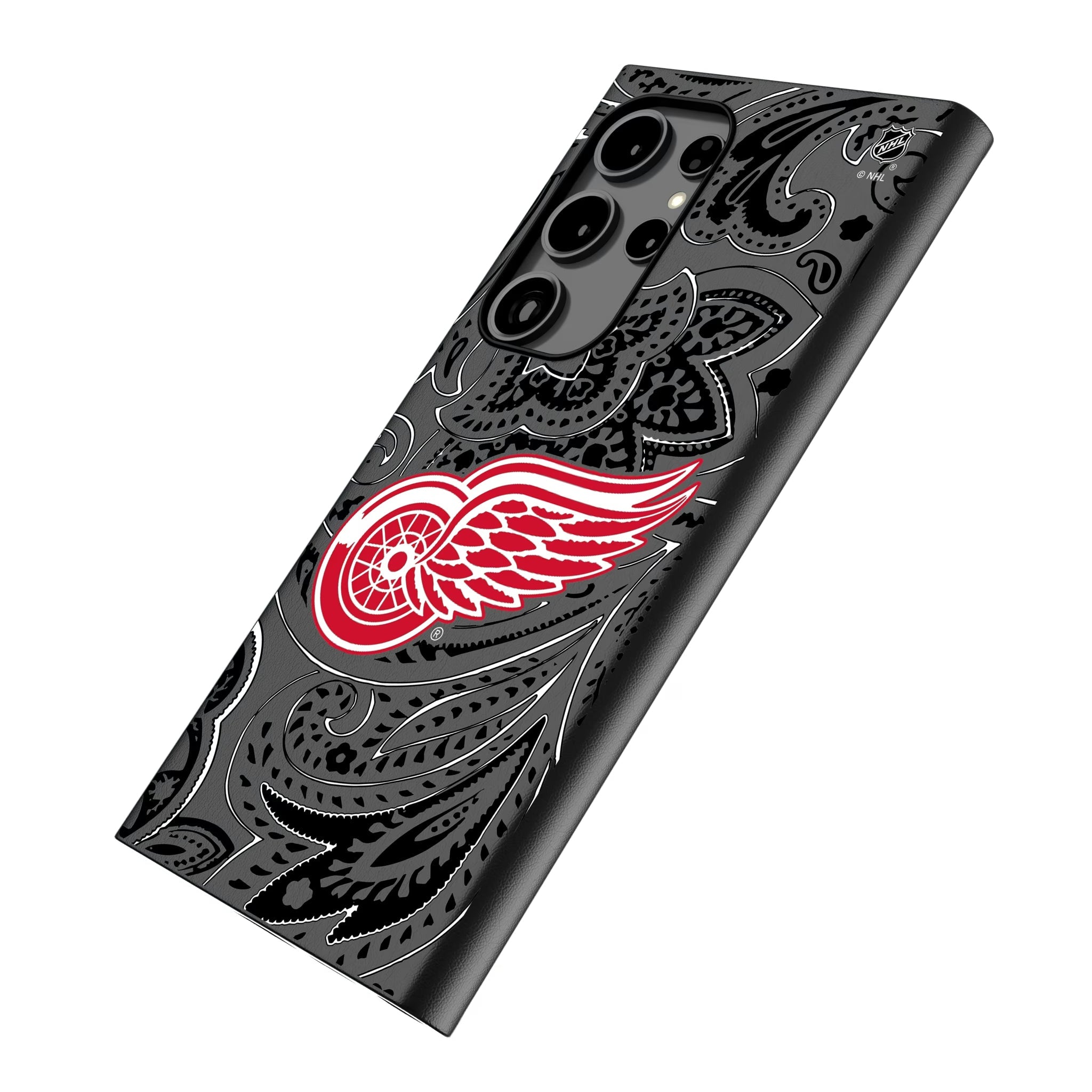 Detroit Red Wings Paisley MagSafe Compatible Phone Case for Samsung Galaxy