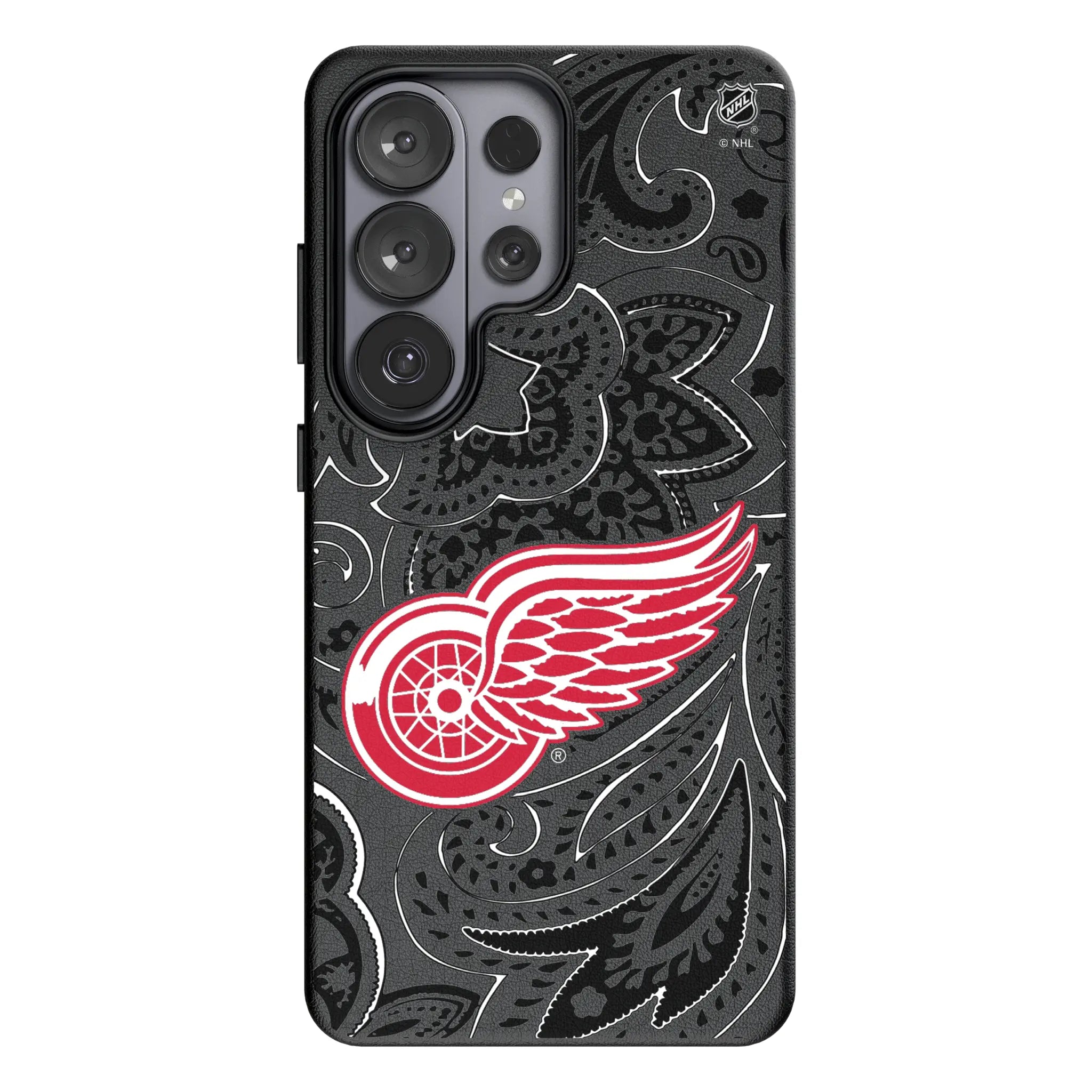 Detroit Red Wings Paisley MagSafe Compatible Phone Case for Samsung Galaxy