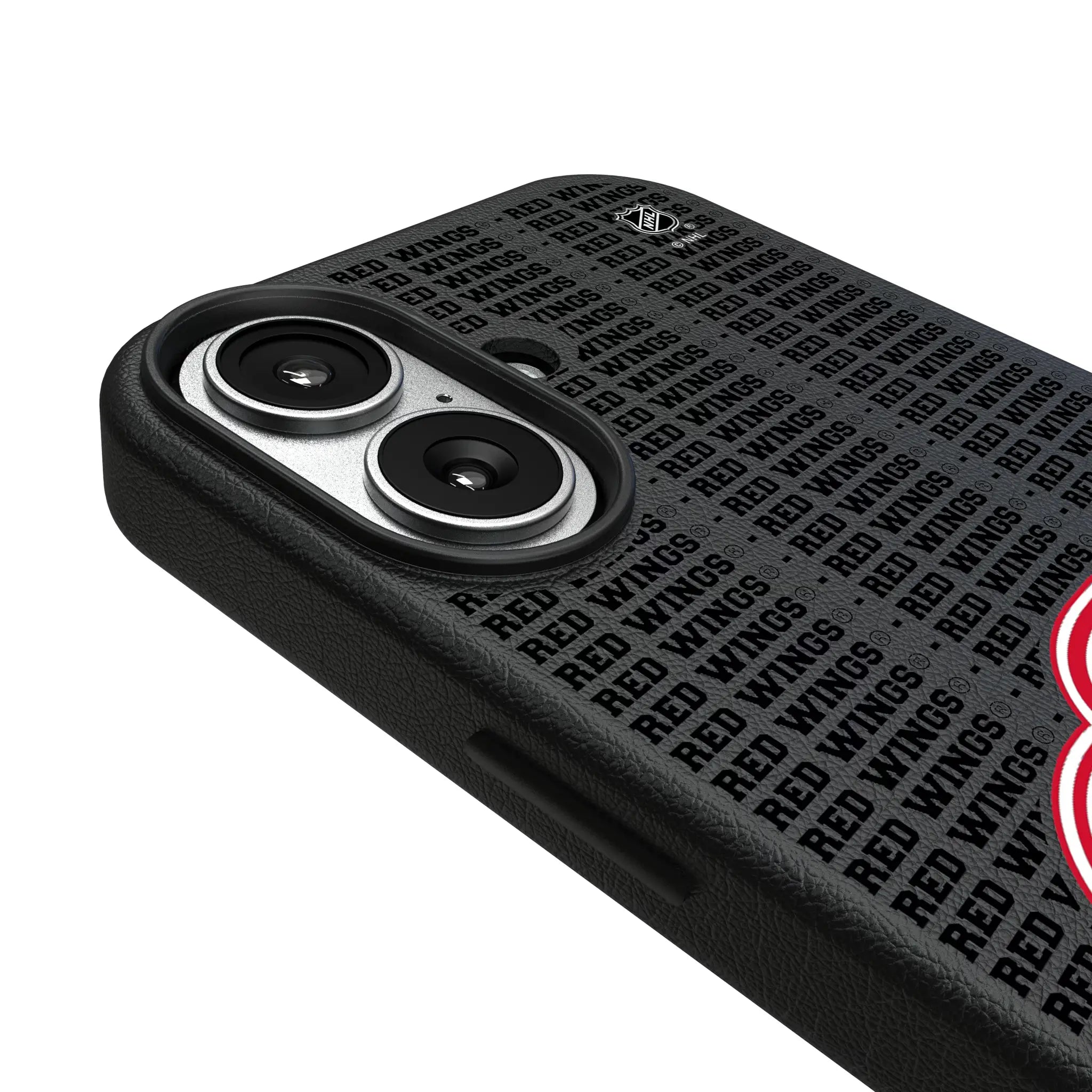Detroit Red Wings Text Backdrop MagSafe Compatible Phone Case for Apple iPhone