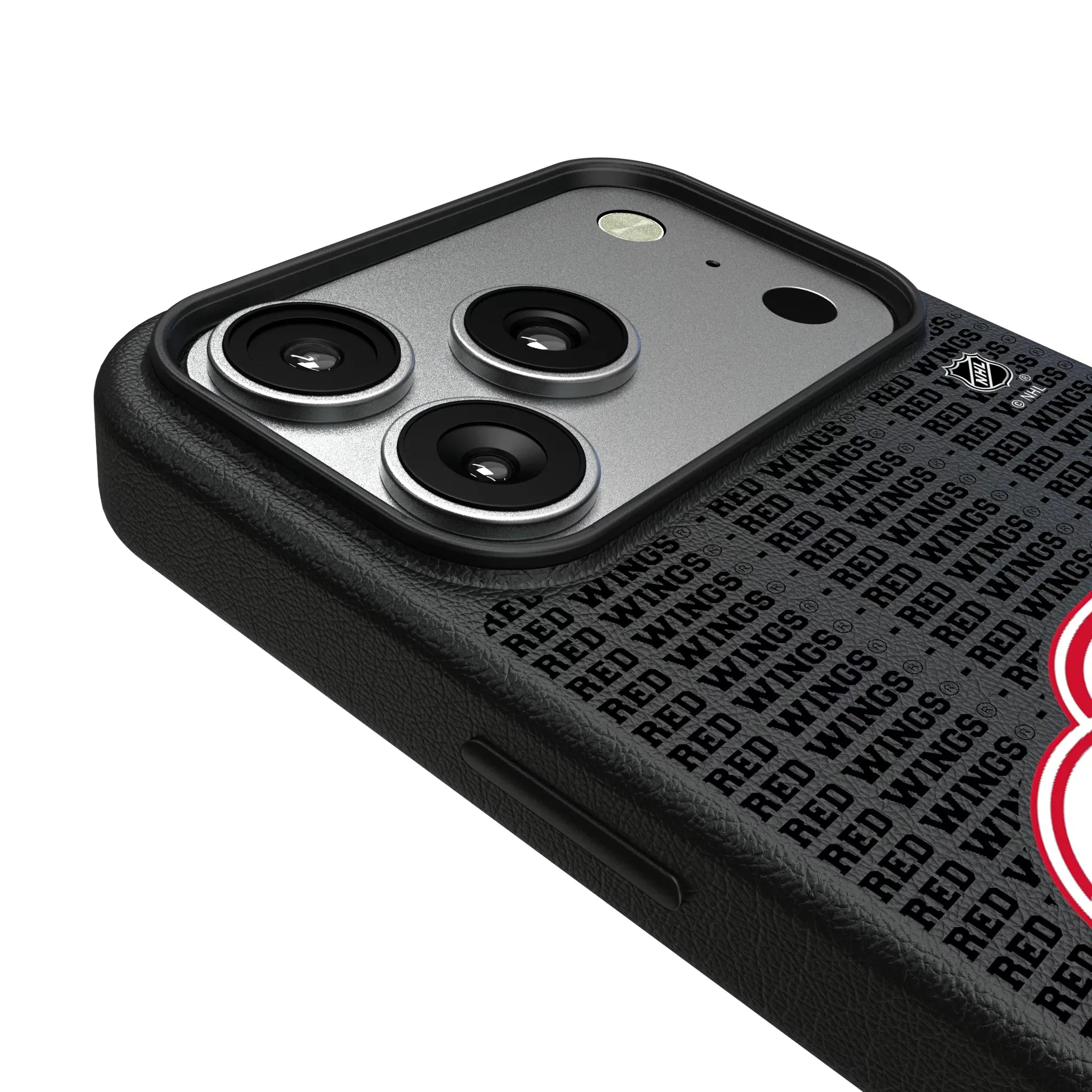 Detroit Red Wings Text Backdrop MagSafe Compatible Phone Case for Apple iPhone
