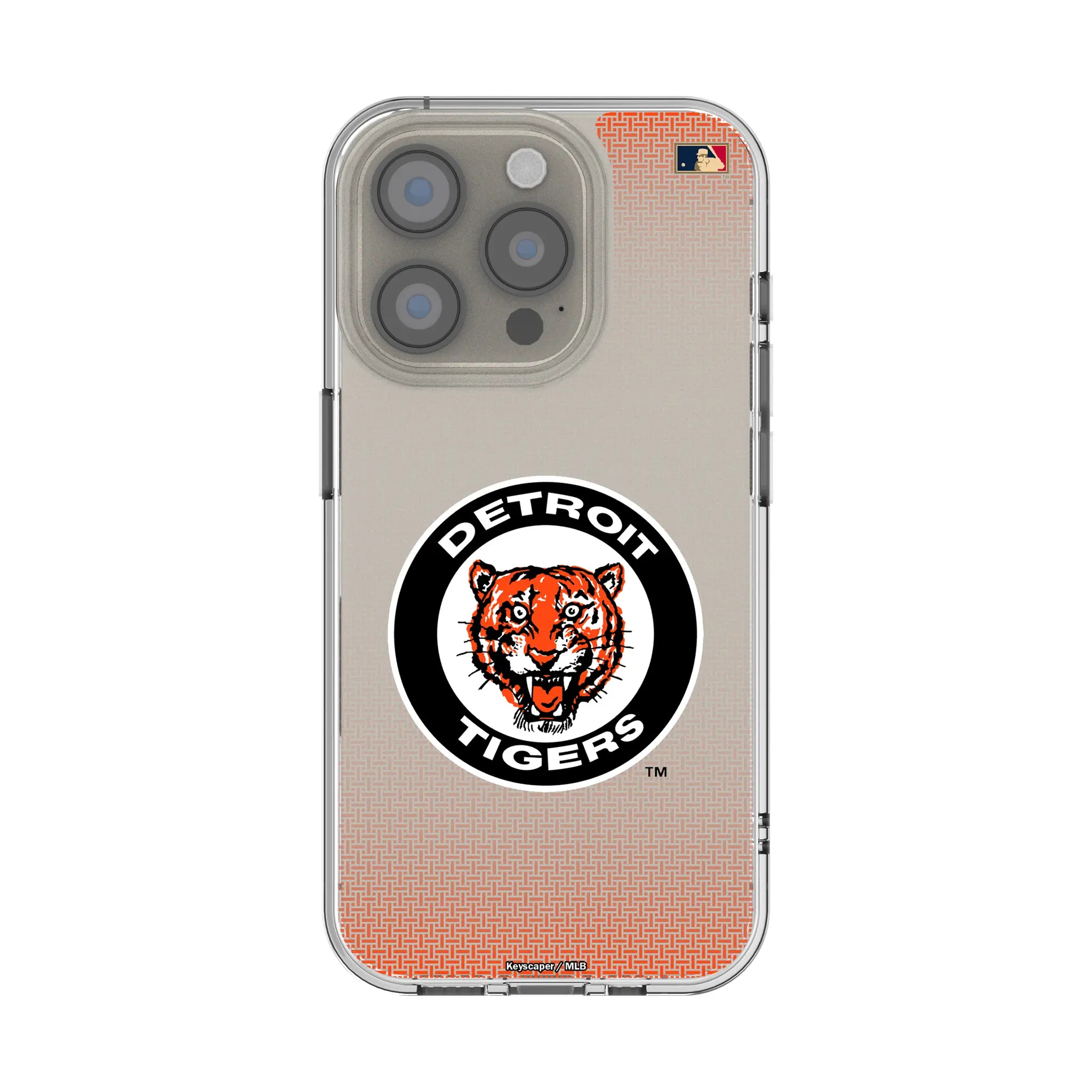 Detroit Tigers 1961-1963 - Cooperstown Collection Linen Clear Phone Case for Apple iPhone