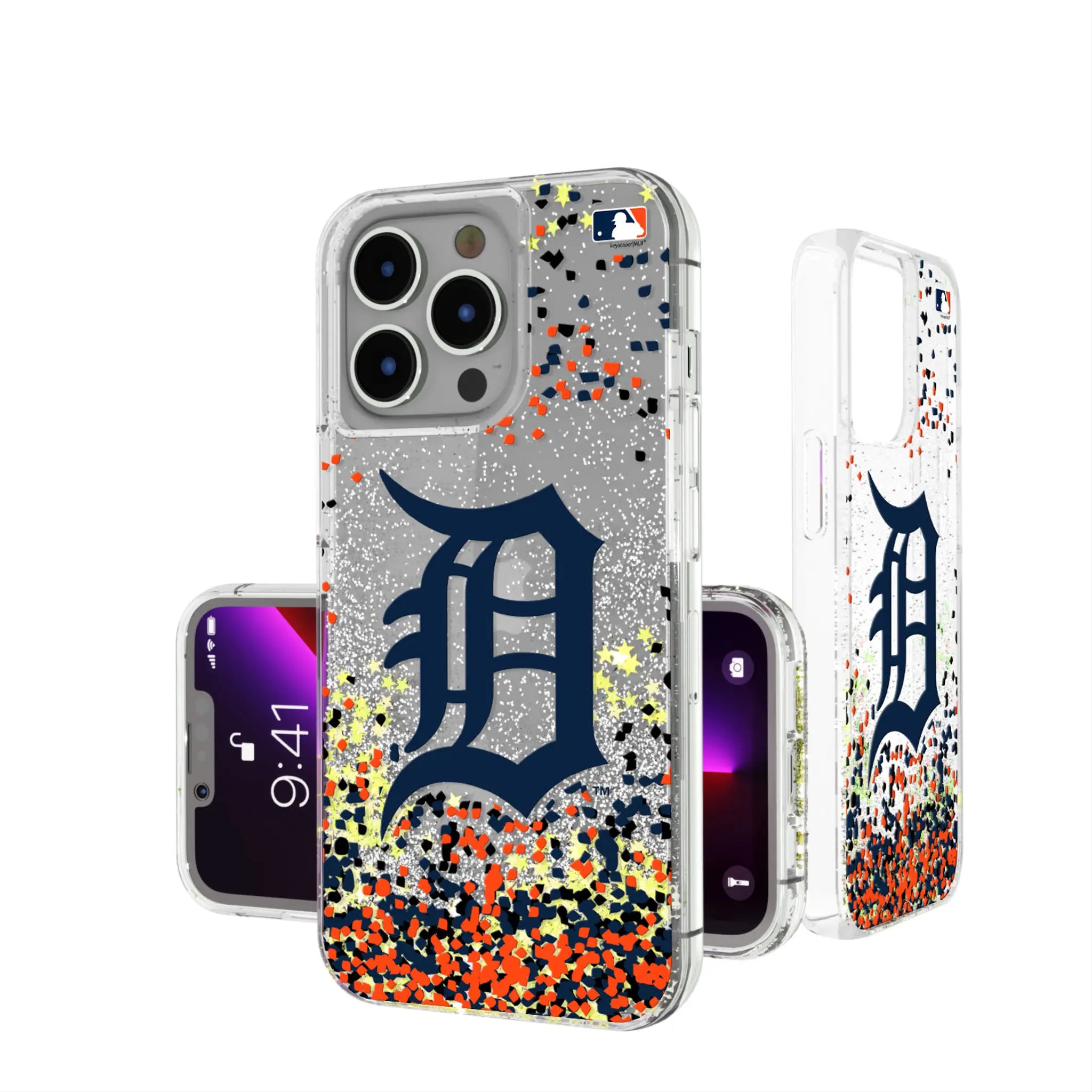 Detroit Tigers Confetti Glitter Phone Case