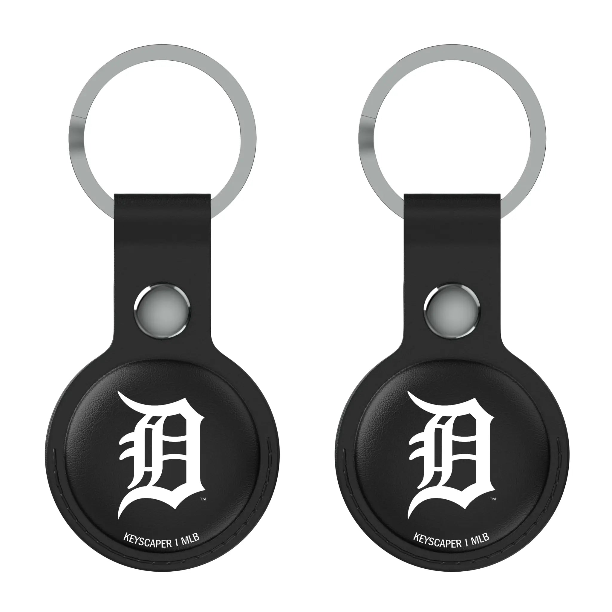 Detroit Tigers Insignia Black Airtag Holder 2-Pack
