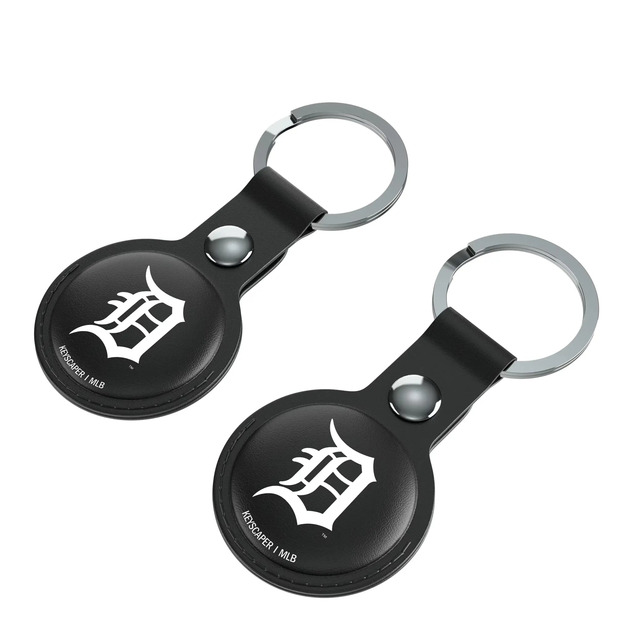 Detroit Tigers Insignia Black Airtag Holder 2-Pack