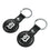 Detroit Tigers Insignia Black Airtag Holder 2-Pack