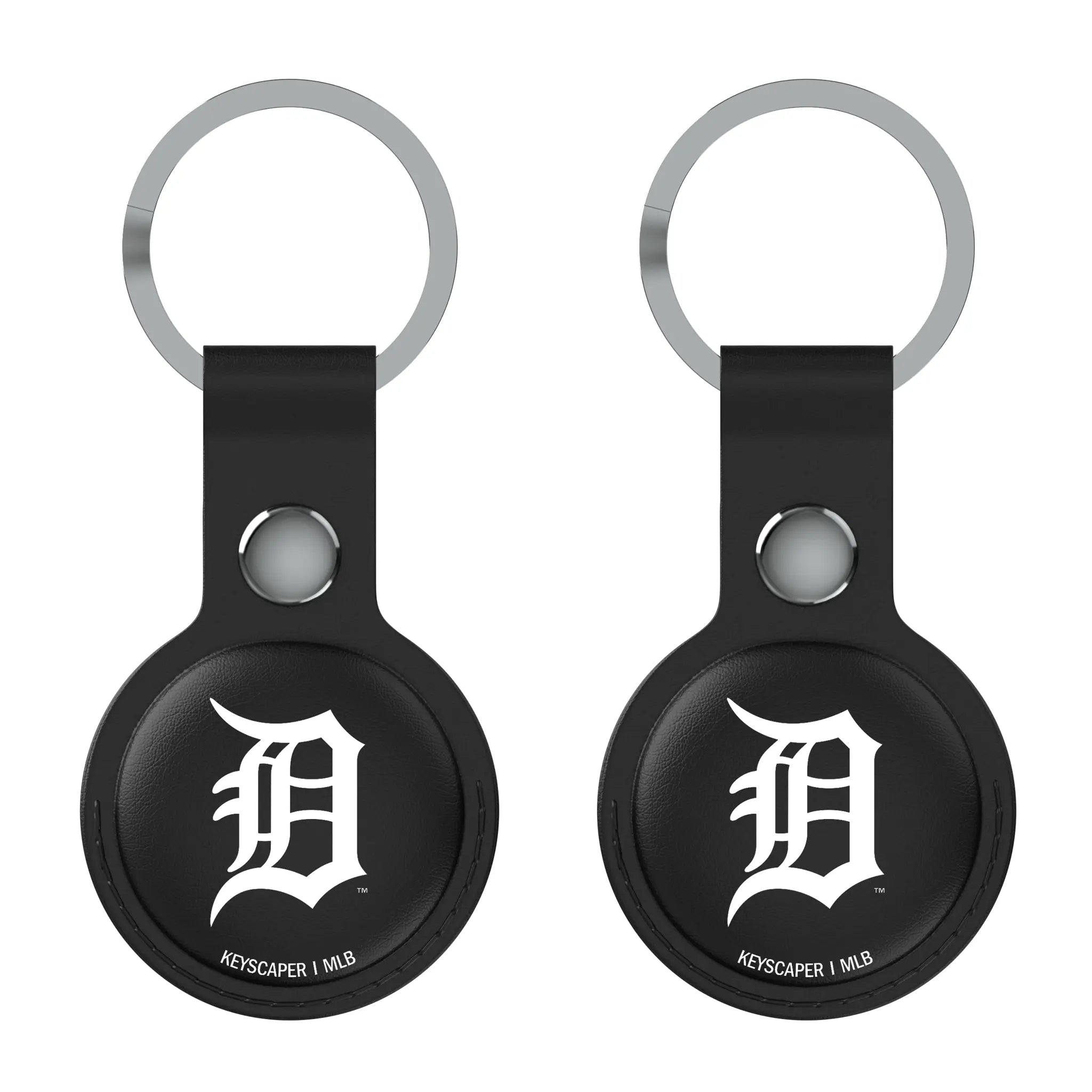 Detroit Tigers Insignia Black Airtag Holder 2-Pack